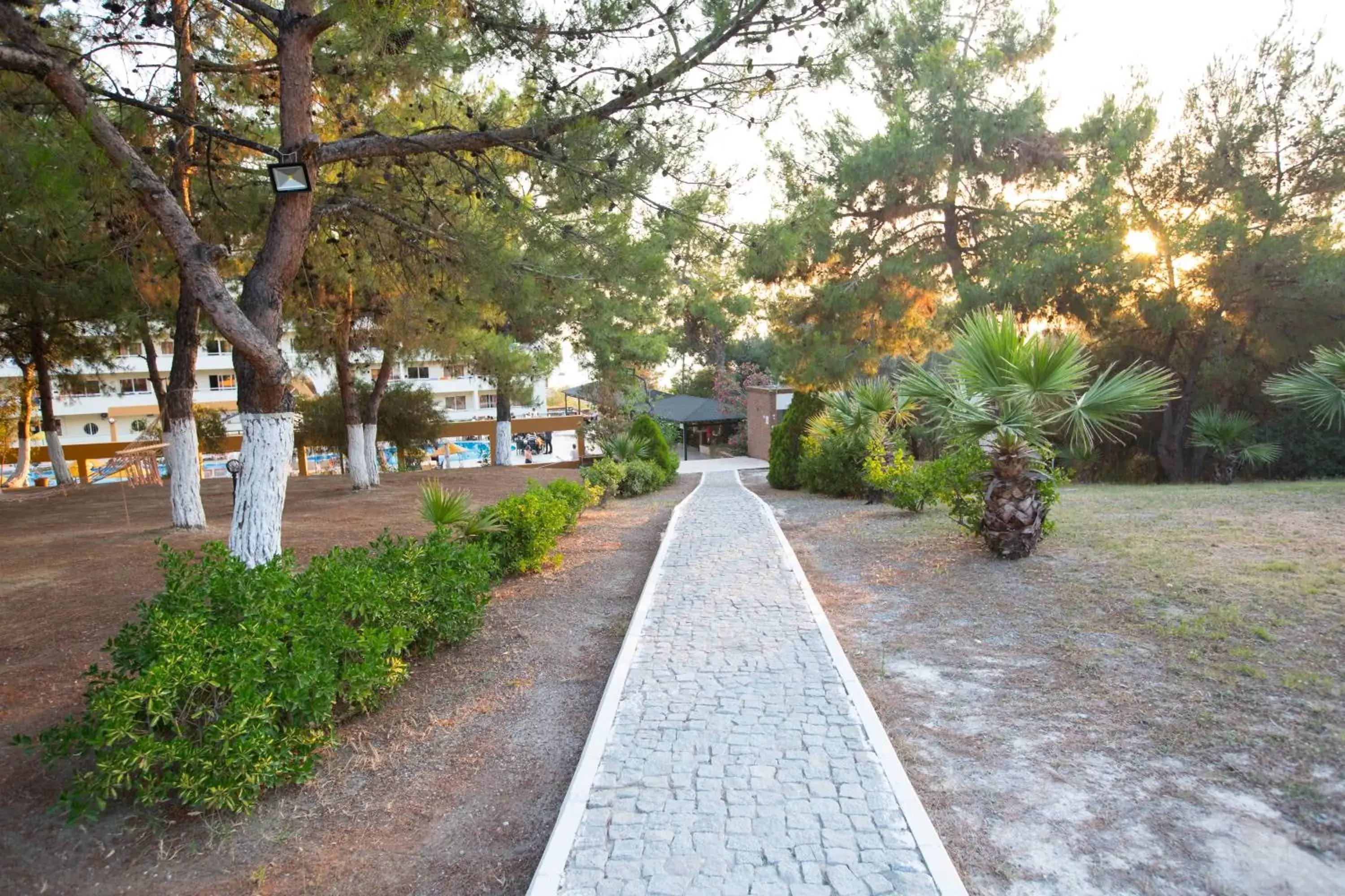 Garden in Tuntas Family Suites Kusadasi