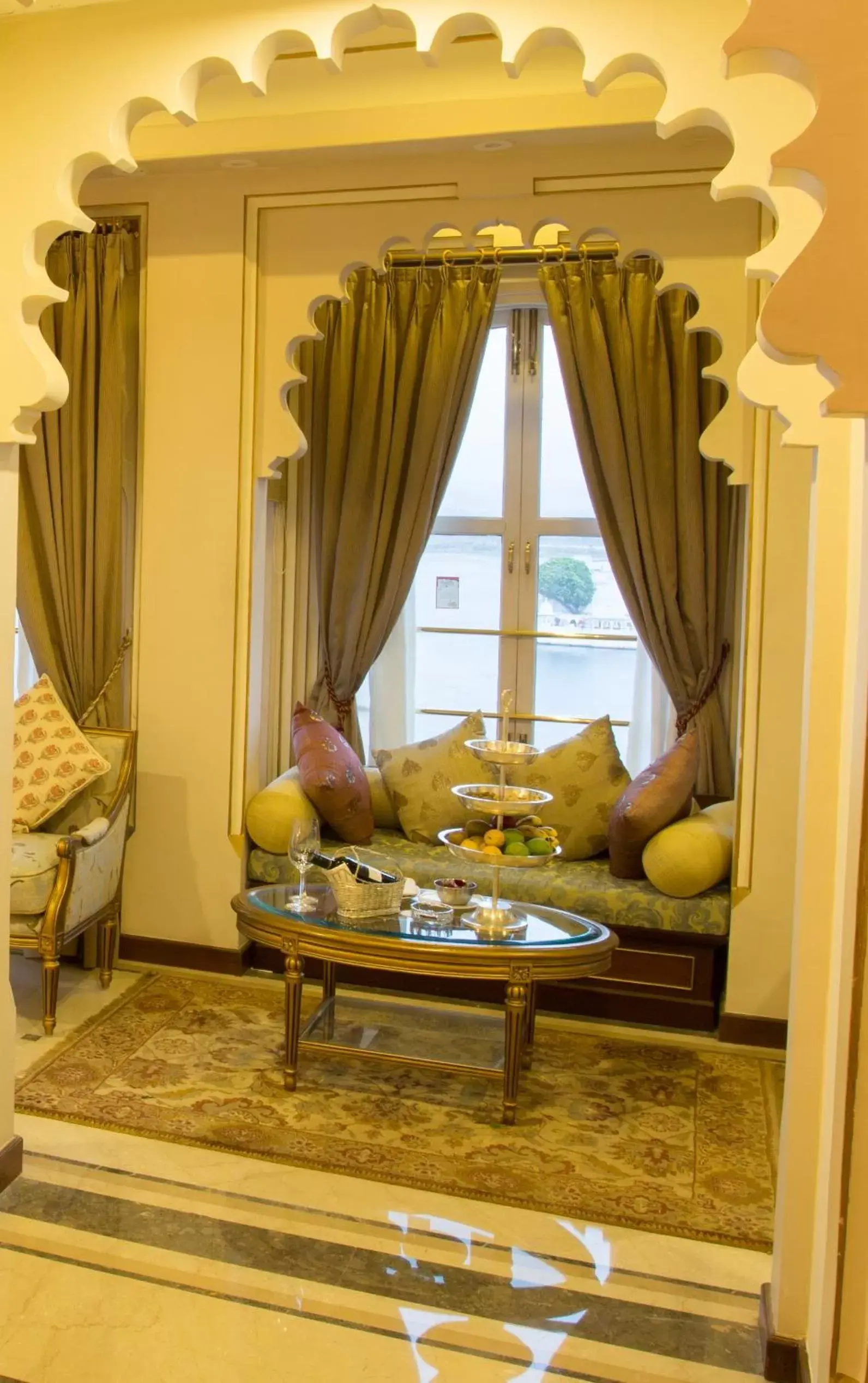 Seating Area in Taj Fateh Prakash Palace Udaipur