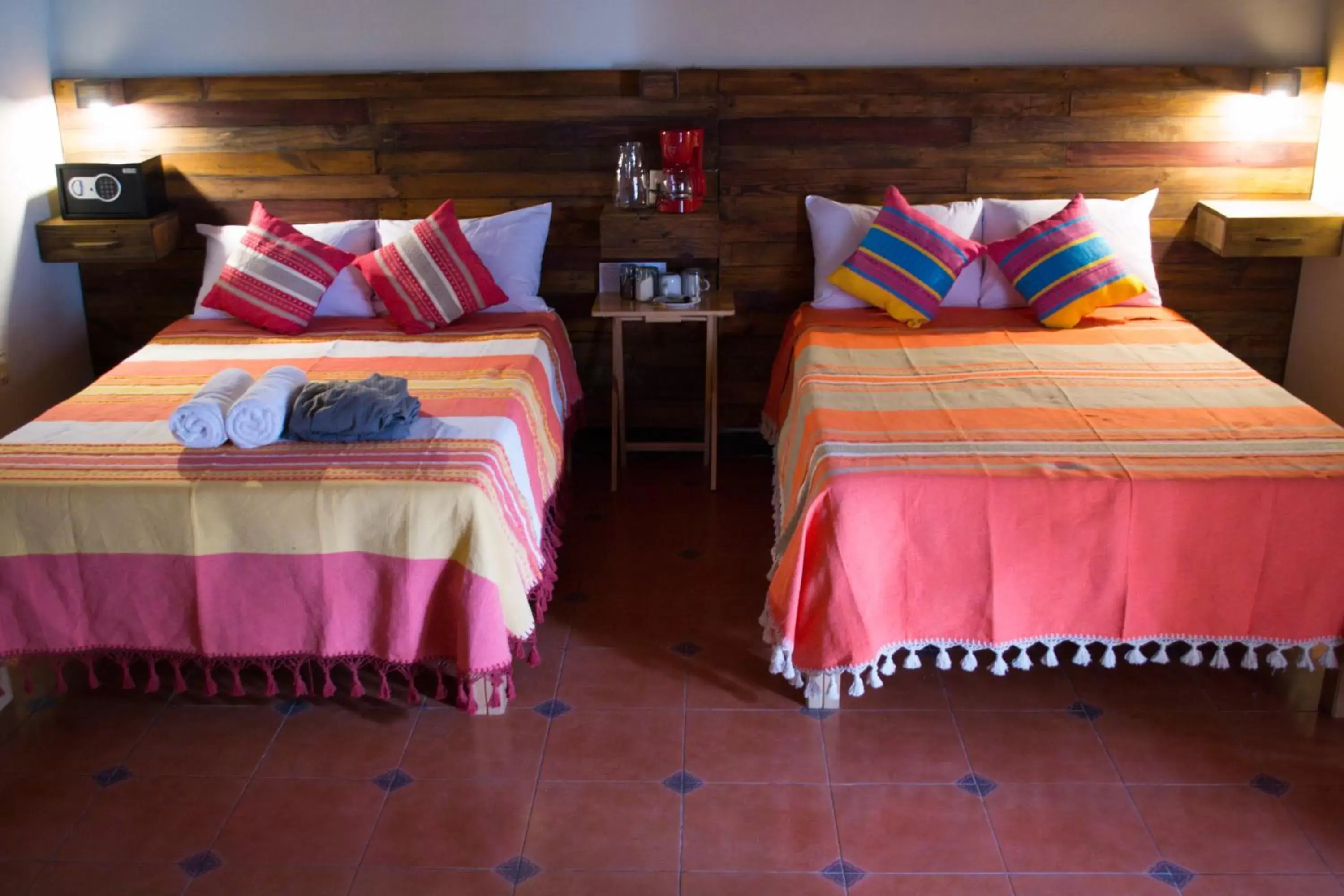 Bed in Arte Sano Hotel San Cristobal