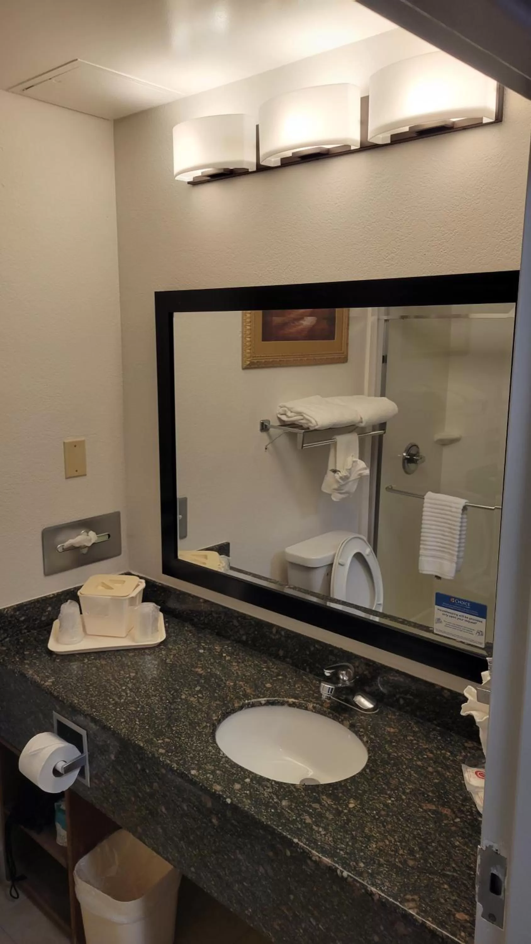 Bathroom in Comfort Suites Cumming-Atlanta near Northside Hospital Forsyth