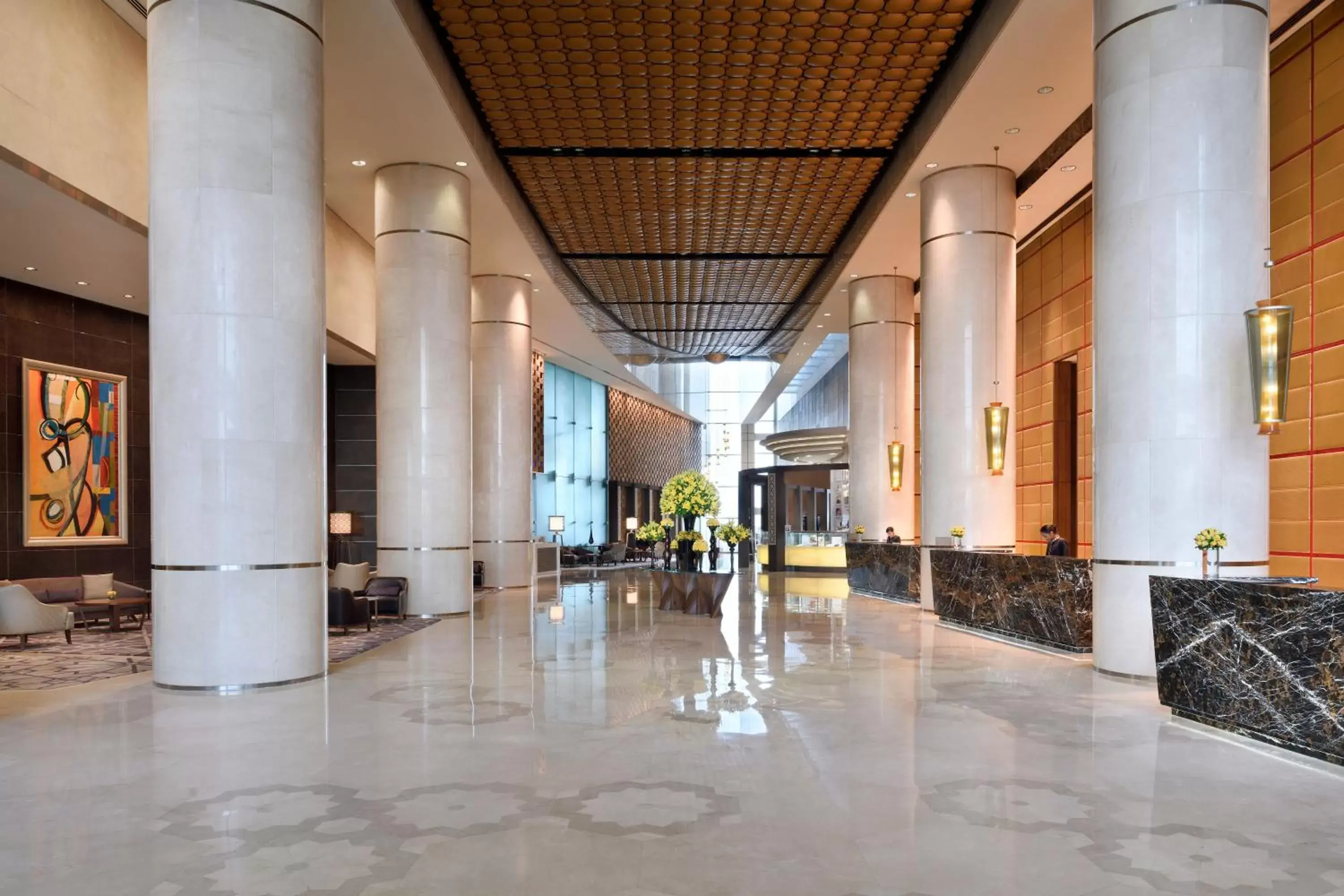 Property building, Lobby/Reception in InterContinental Dubai Festival City, an IHG Hotel