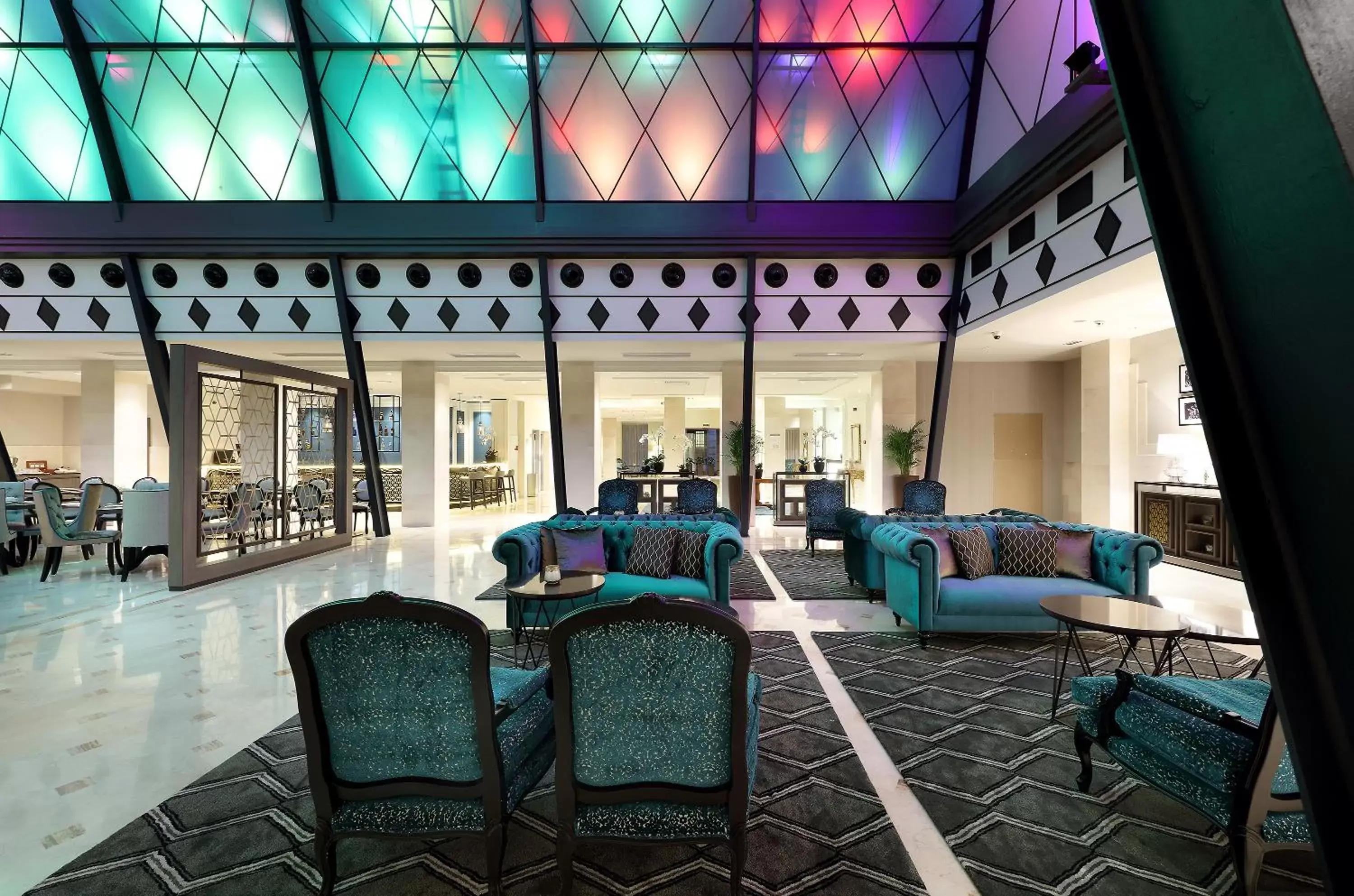 Lobby or reception, Lounge/Bar in Eurostars Casa de la Lírica
