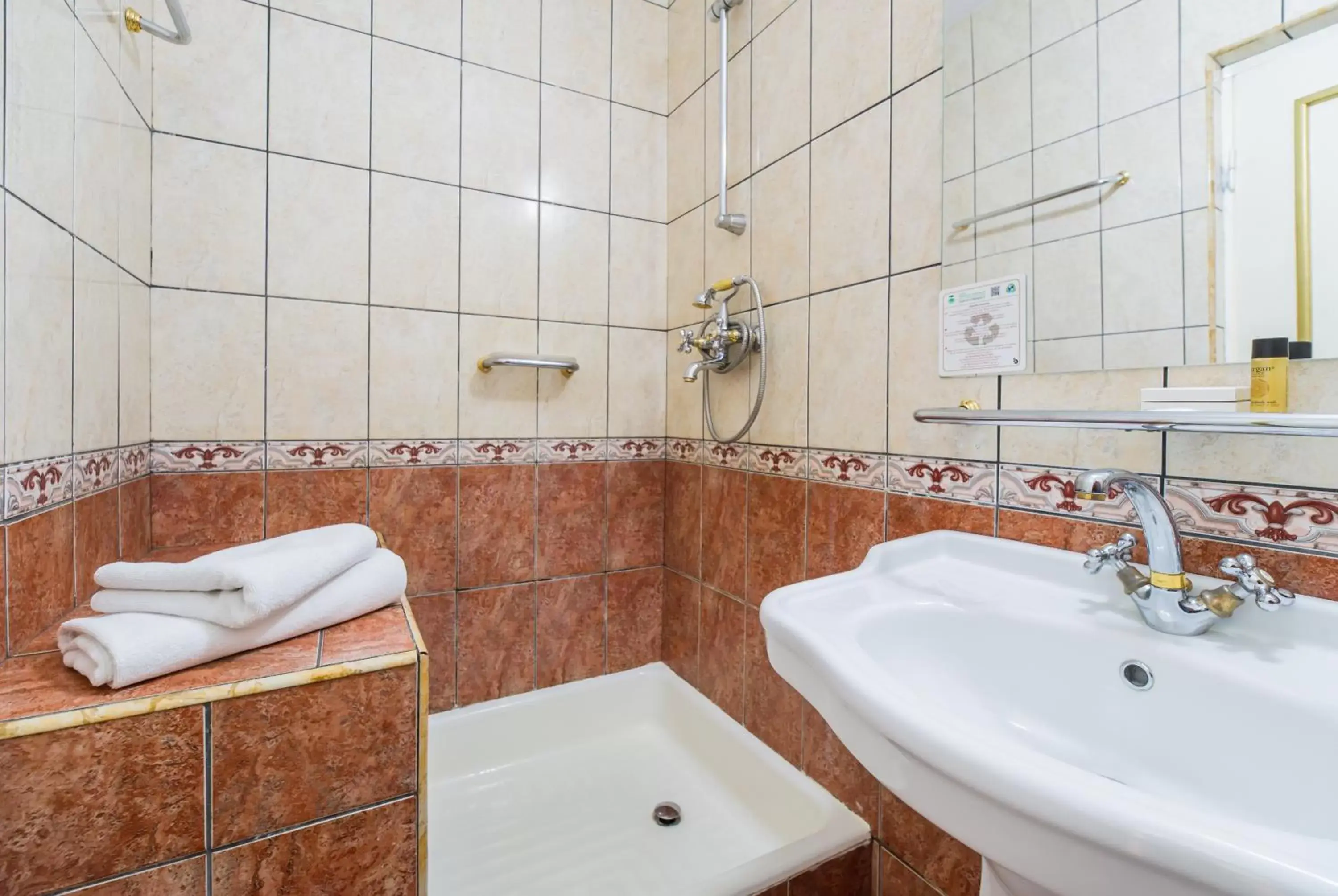 Shower, Bathroom in Hotel Imparatul Romanilor