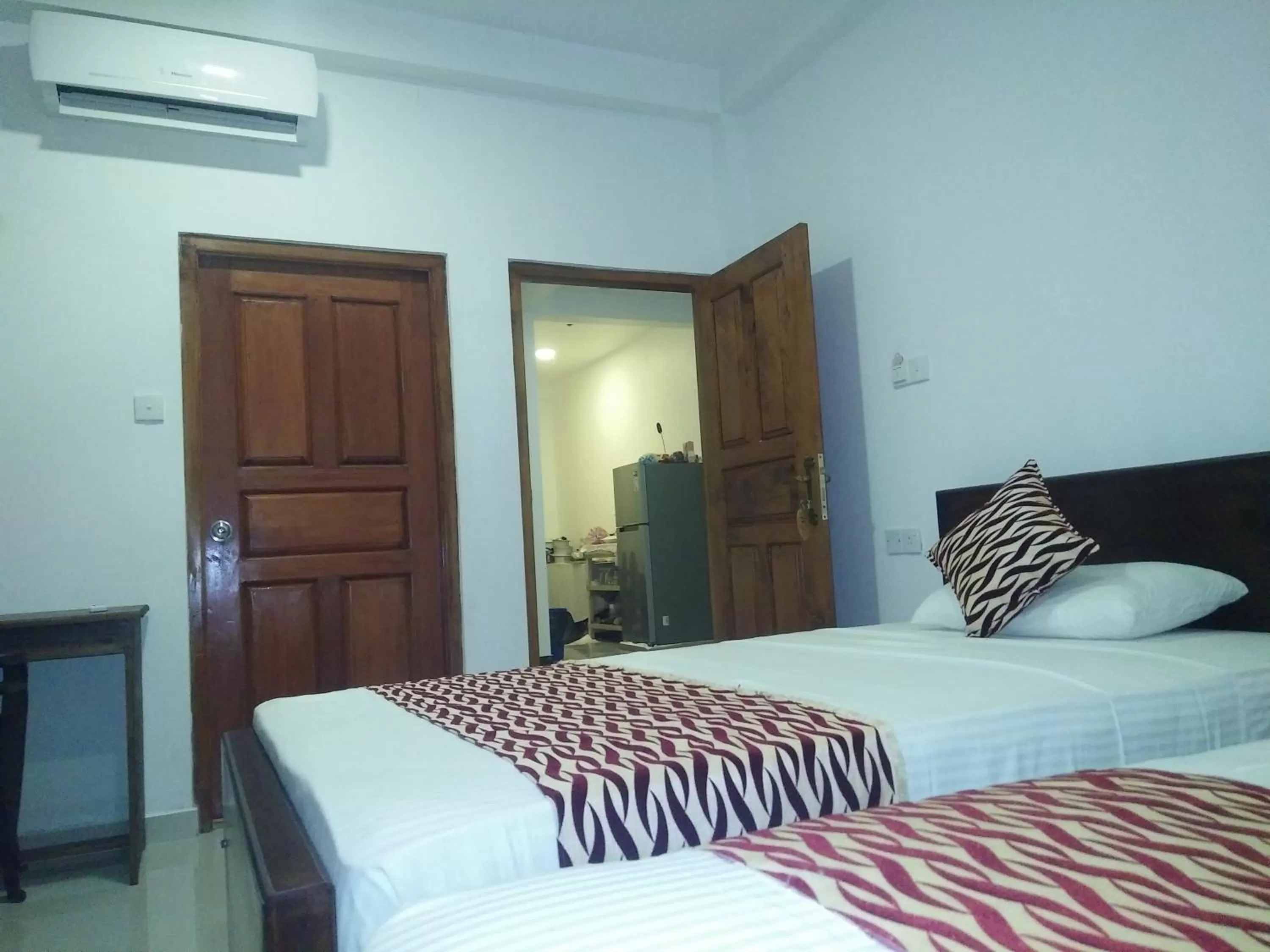 Bed in Ocean Bay Surf Resort Weligama