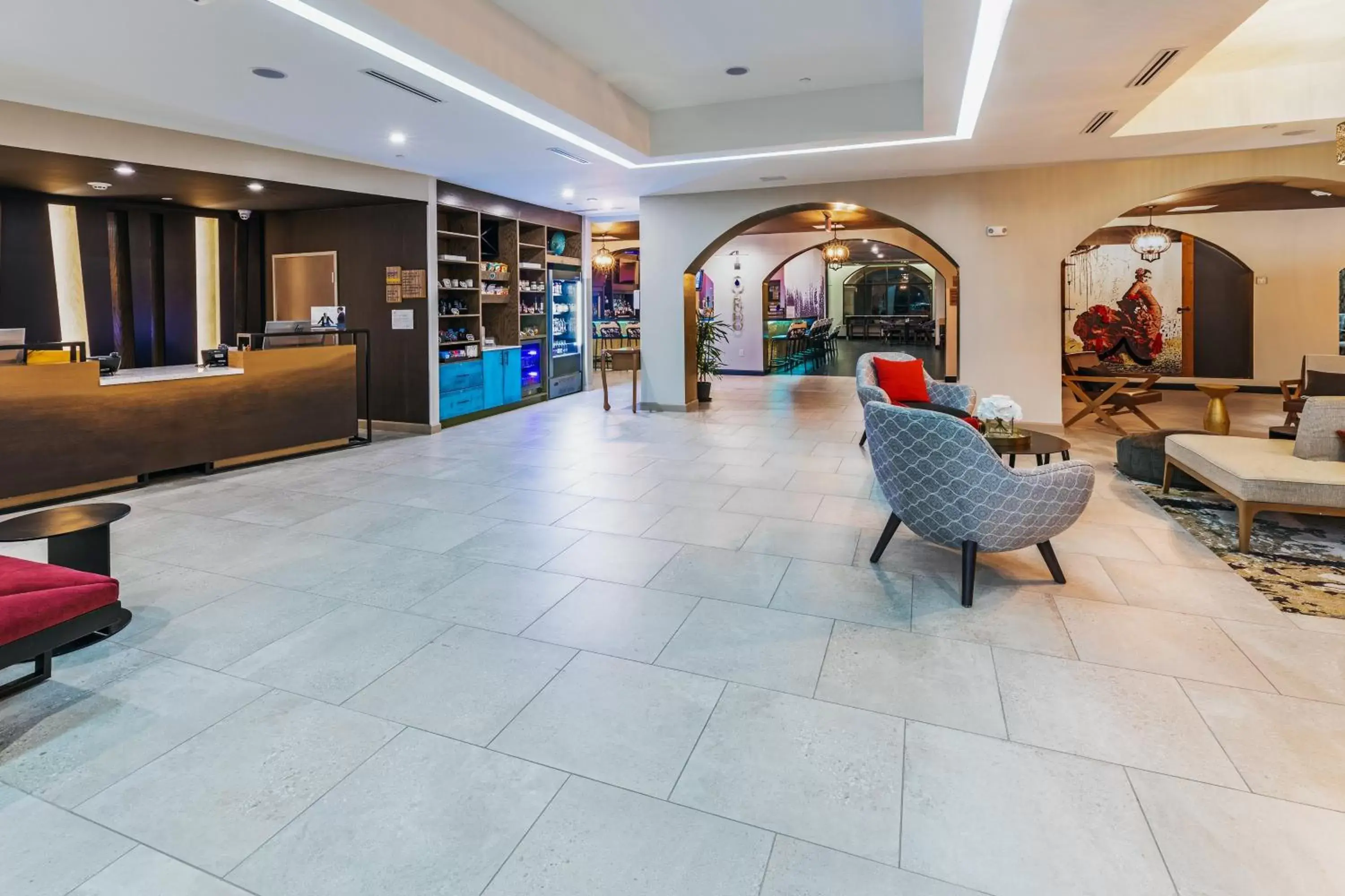 Property building, Lobby/Reception in Hotel Indigo Spring - Woodlands Area, an IHG Hotel