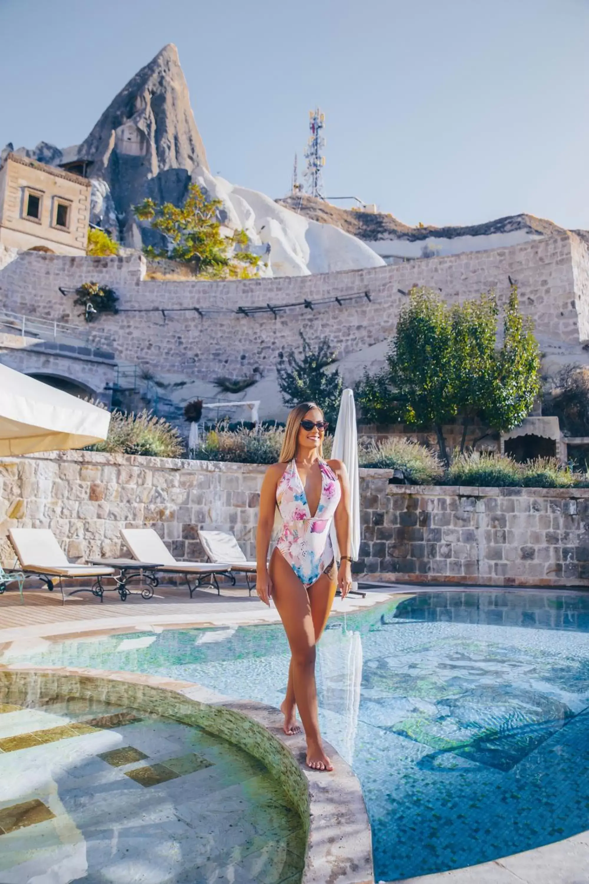 Swimming Pool in Aza Cave Cappadocia