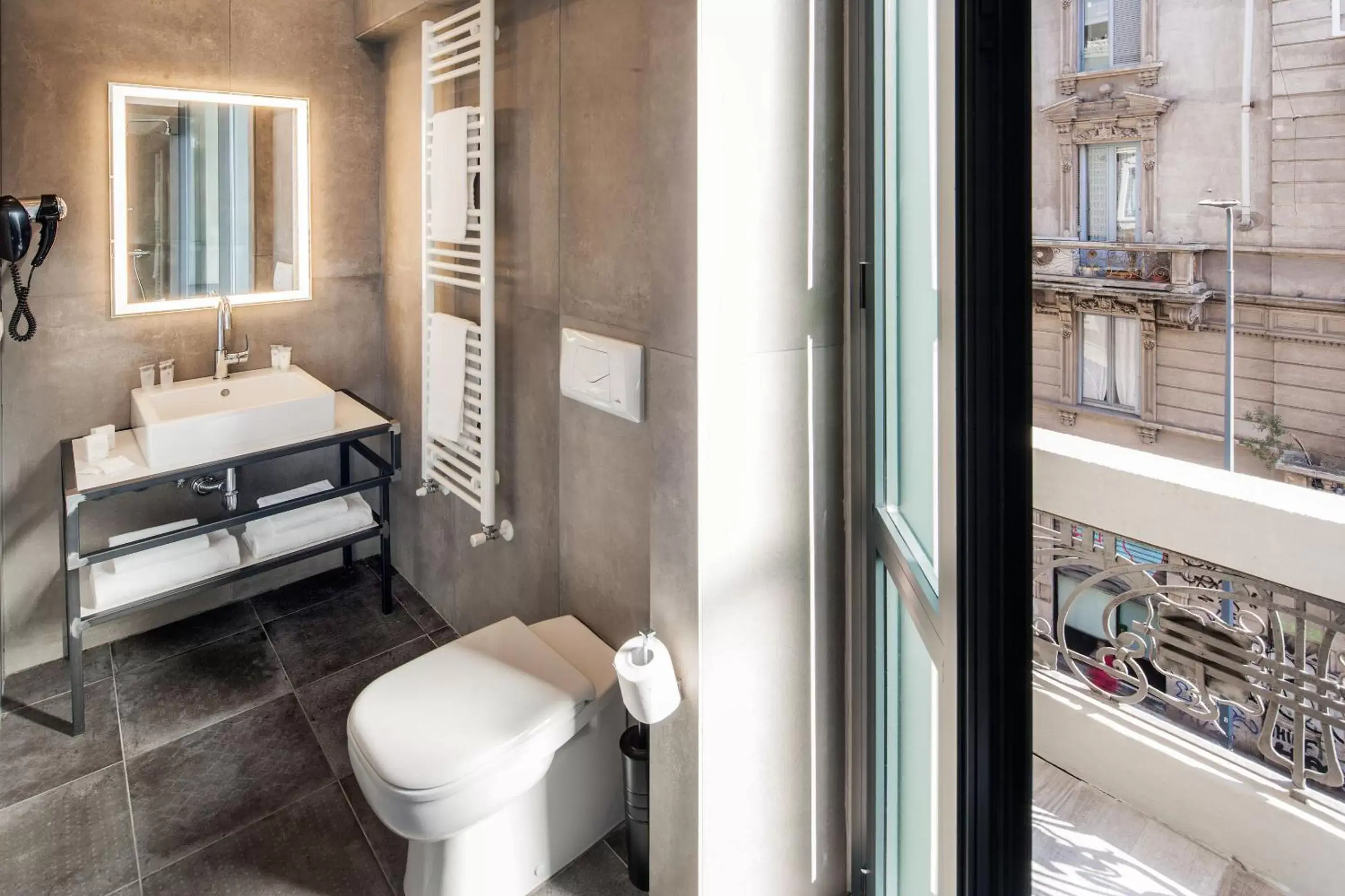 Bathroom in Spice Hotel Milano