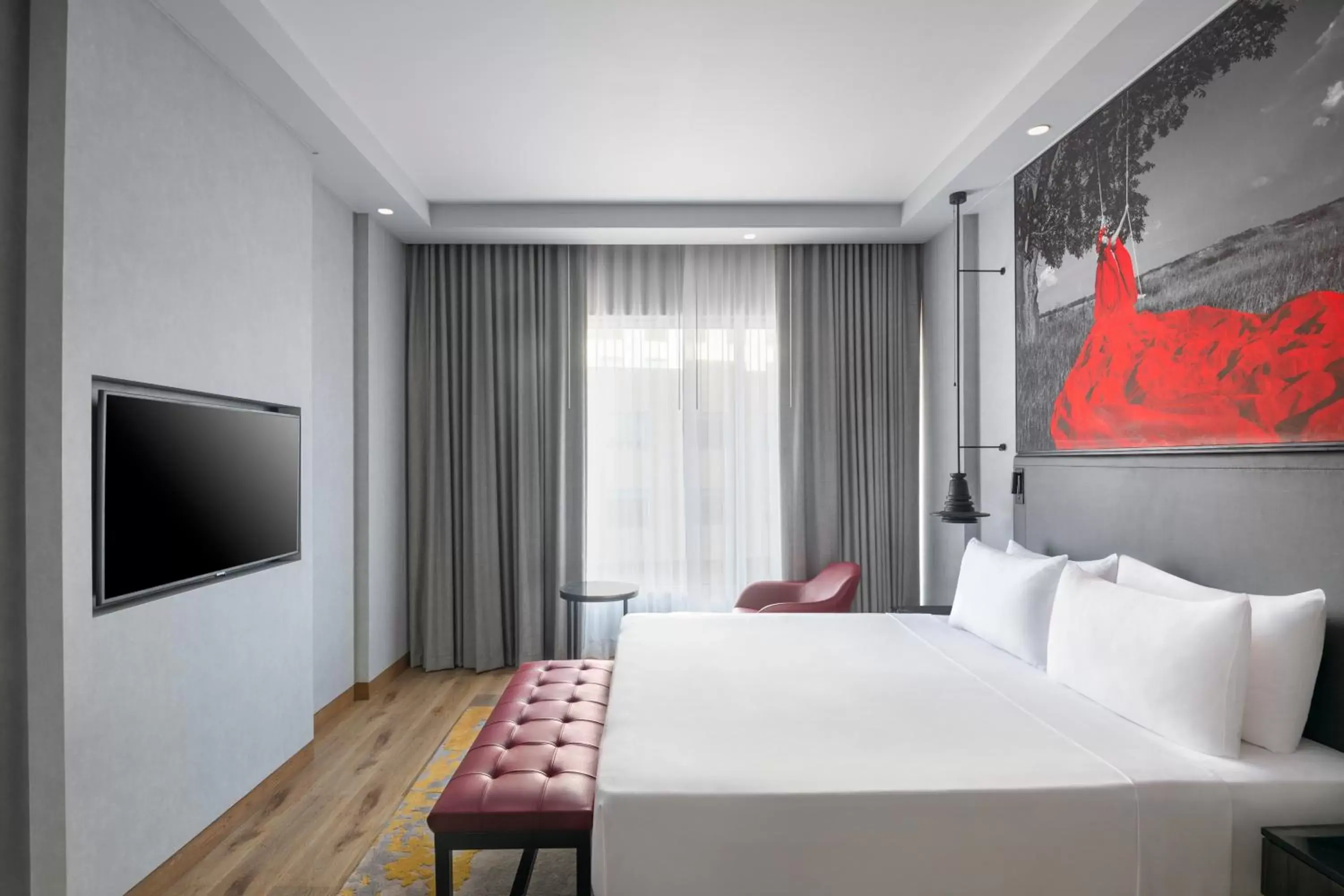 Bedroom, Bed in Radisson RED Chandigarh Mohali