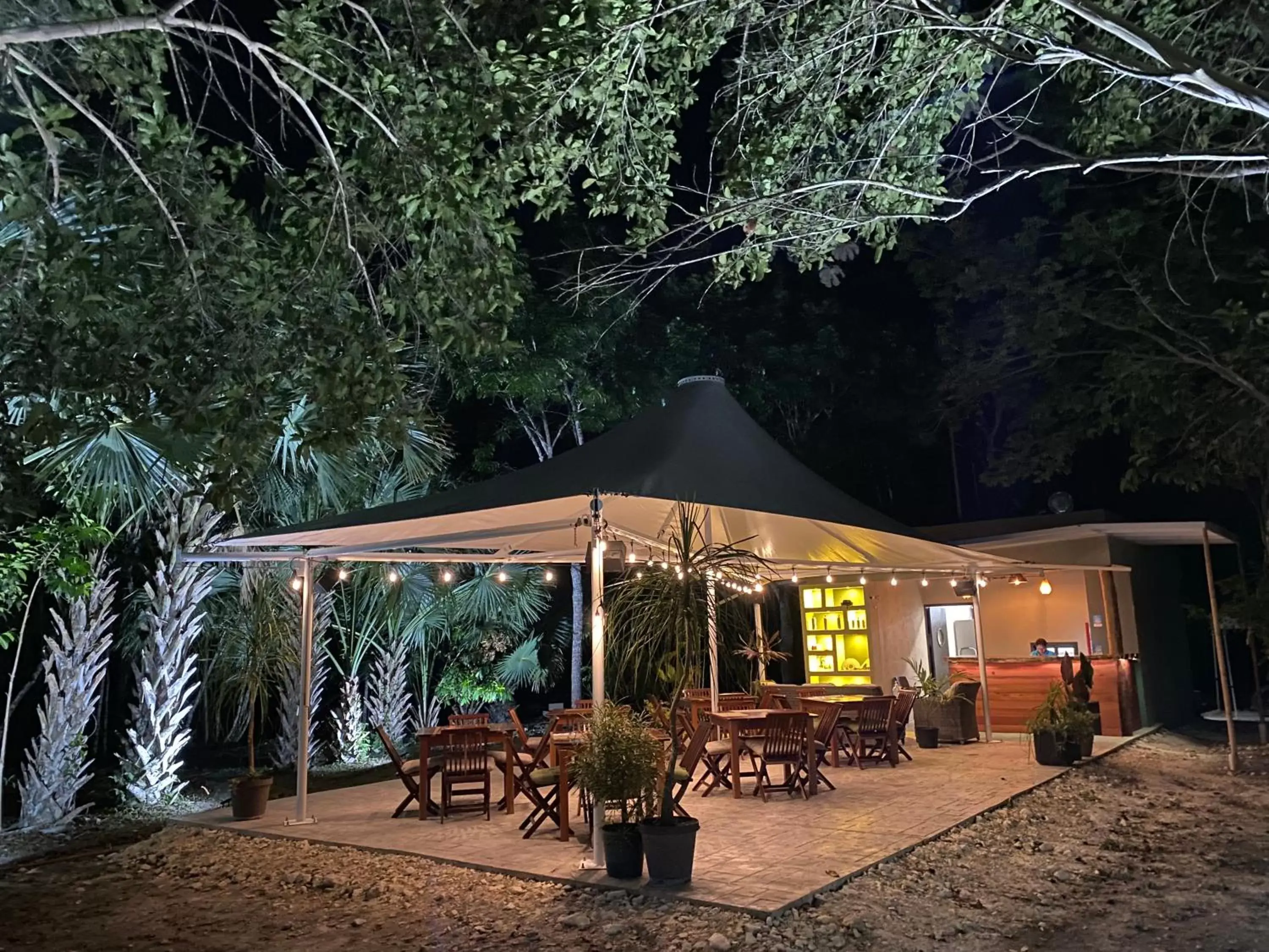 Patio in Casa Kaan Calakmul