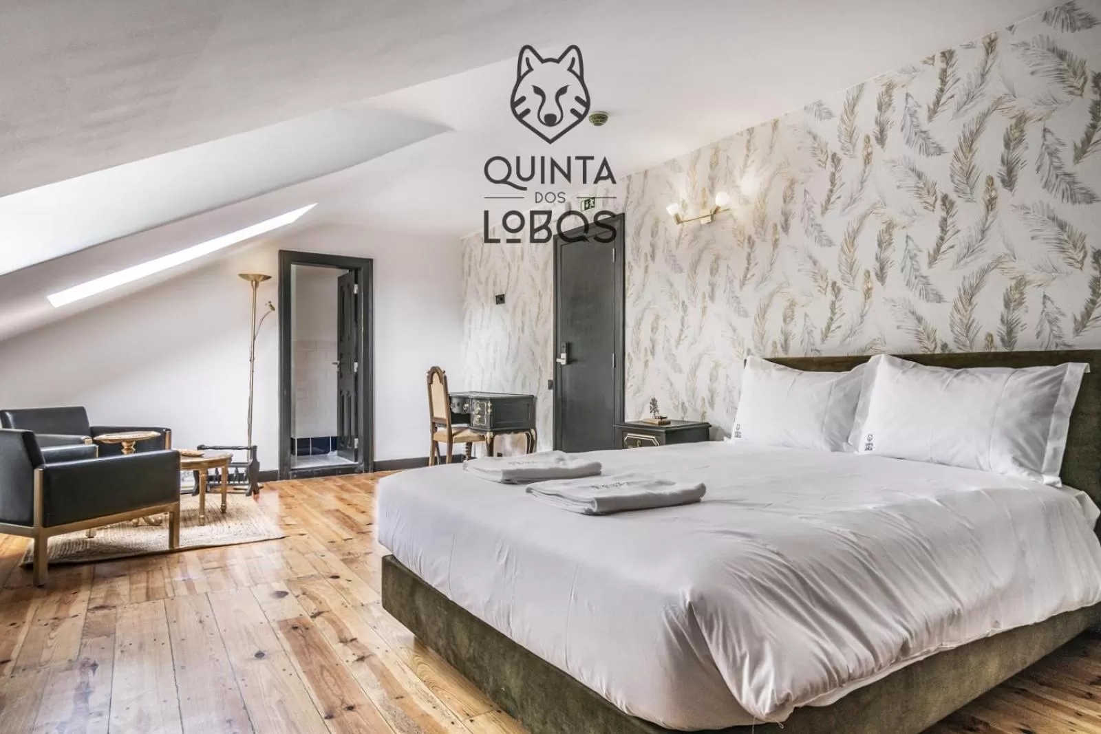 Bedroom, Bed in Quinta dos Lobos Boutique Hotel - Nature Experience