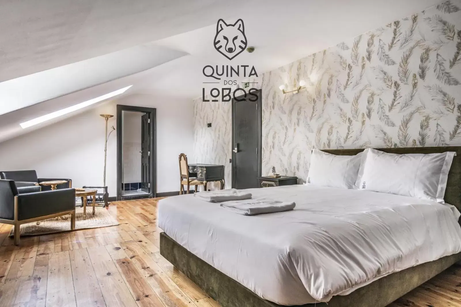 Bedroom, Bed in Quinta dos Lobos Boutique Hotel - Art & Nature Experience