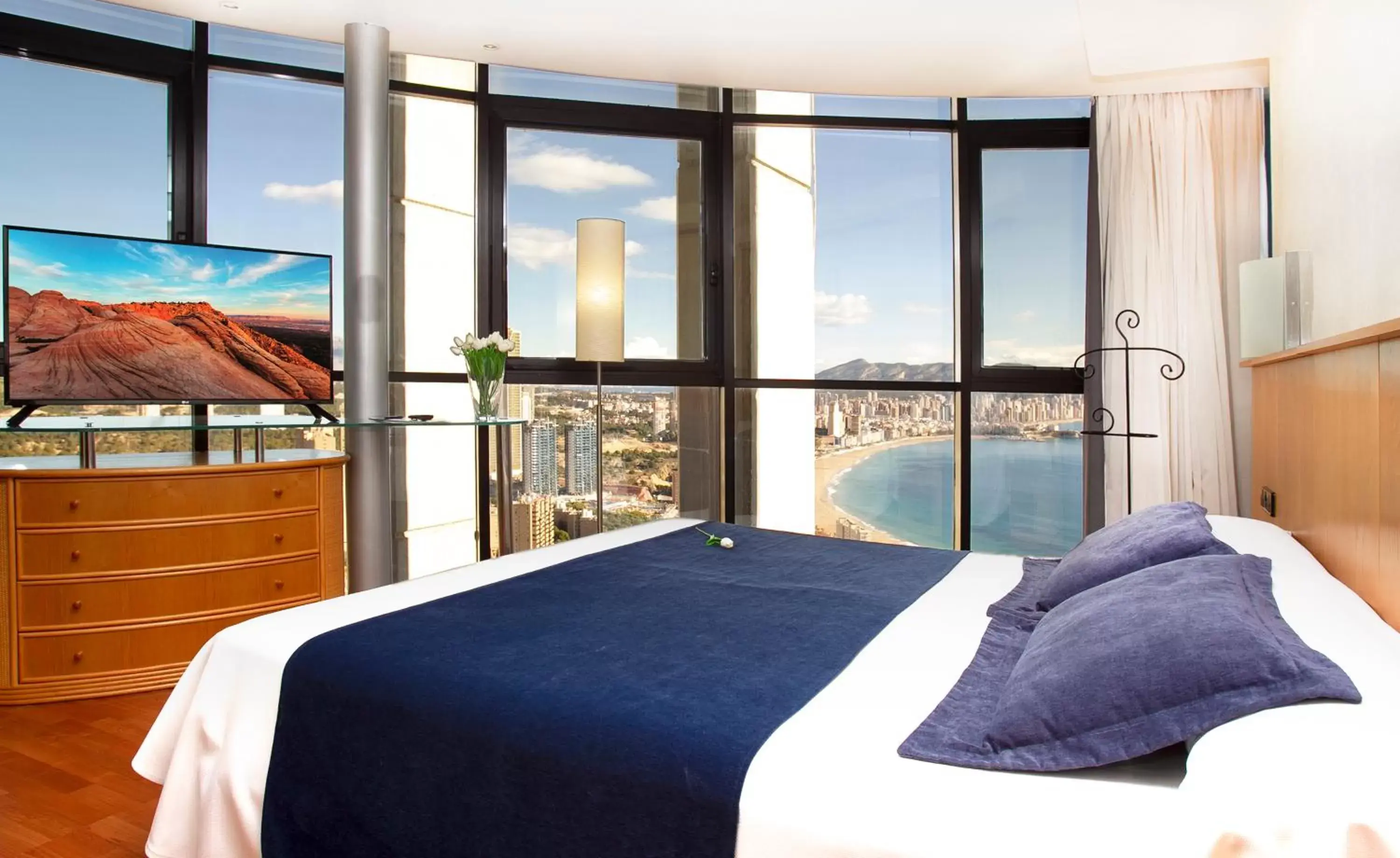 Bed in Gran Hotel Bali & Spa Bed in Gran Hotel Bali & Spa