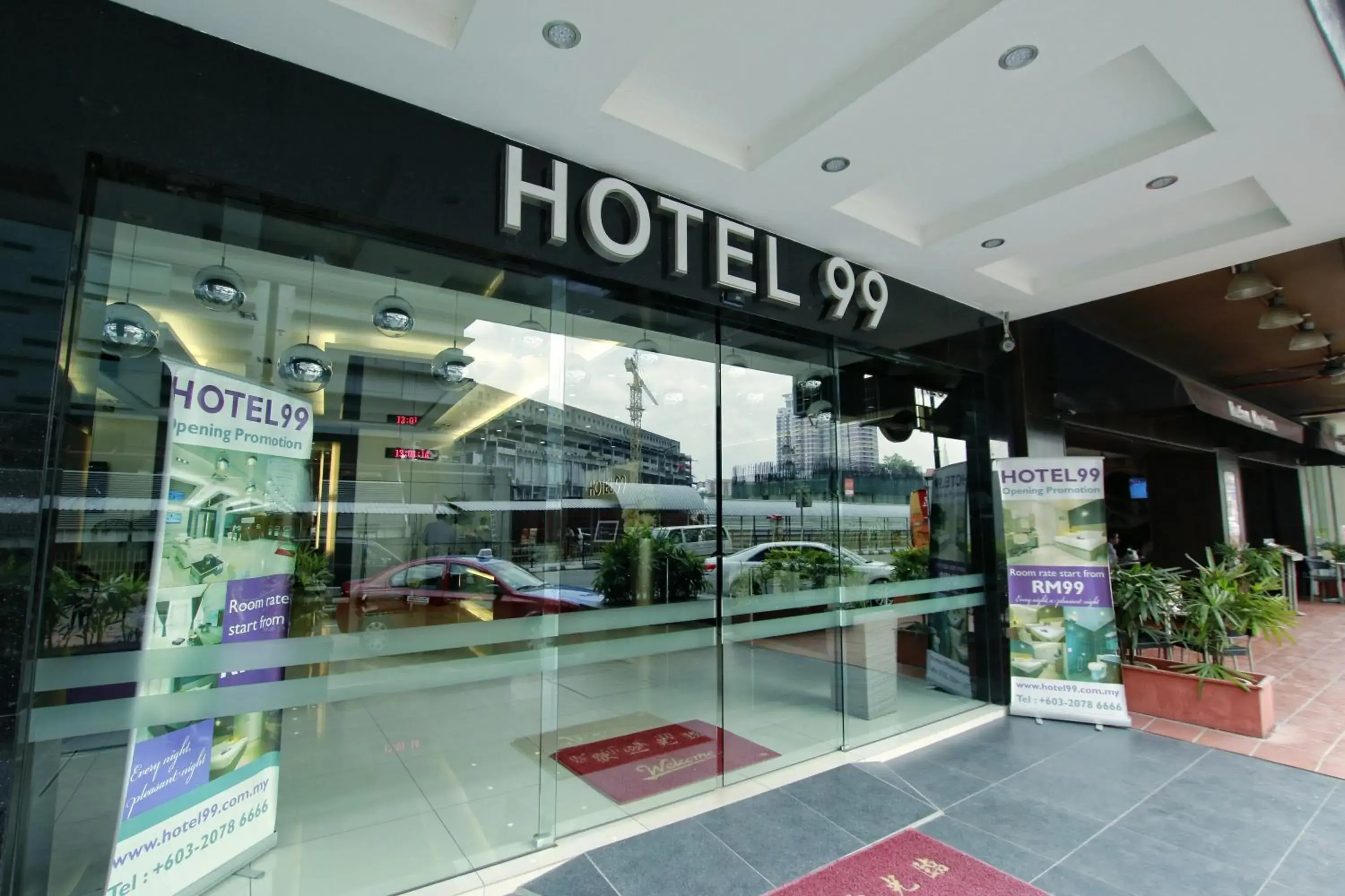 Facade/entrance in Hotel 99 Kuala Lumpur City