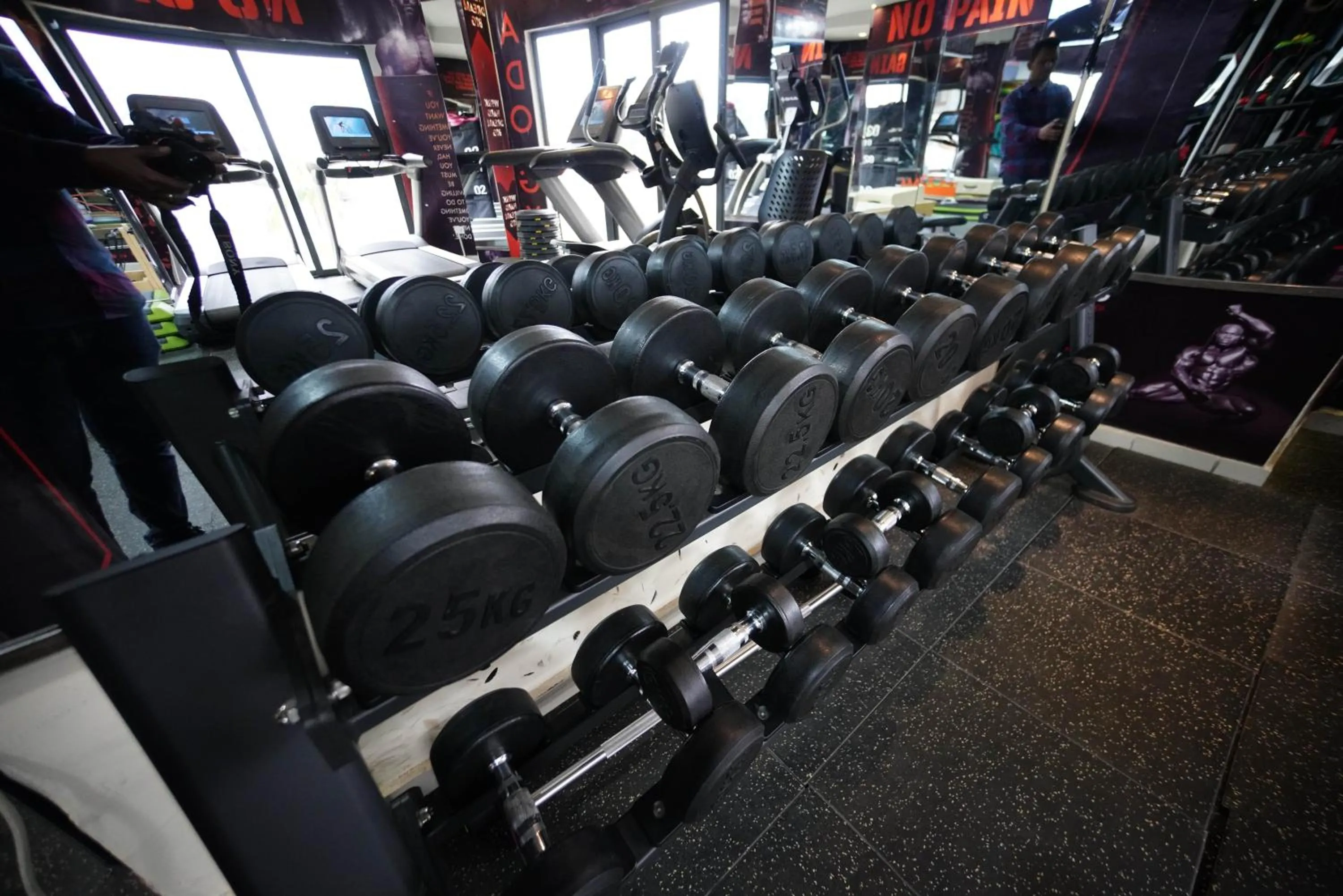 Fitness centre/facilities in Mado Hotel