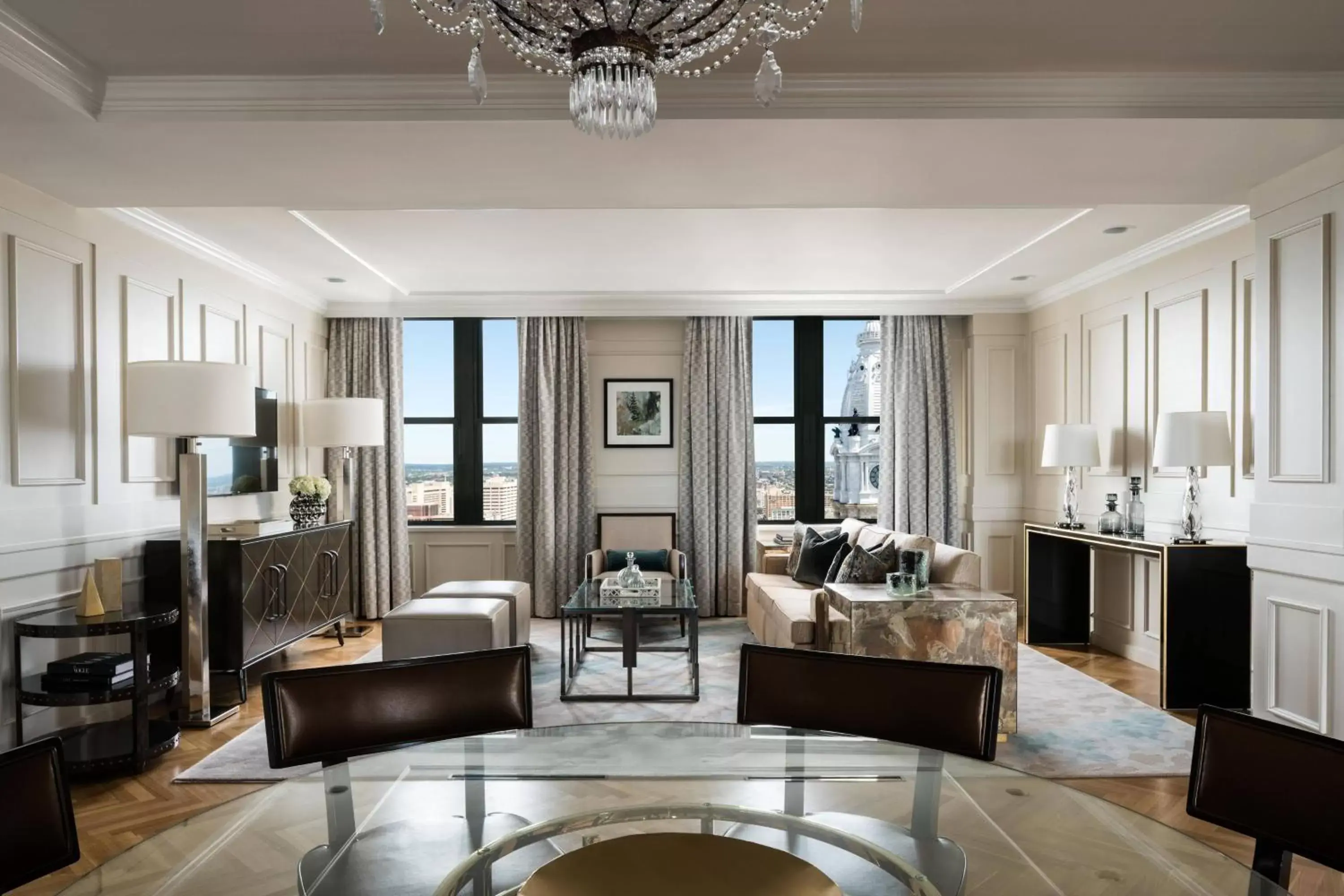 Living room in The Ritz-Carlton, Philadelphia