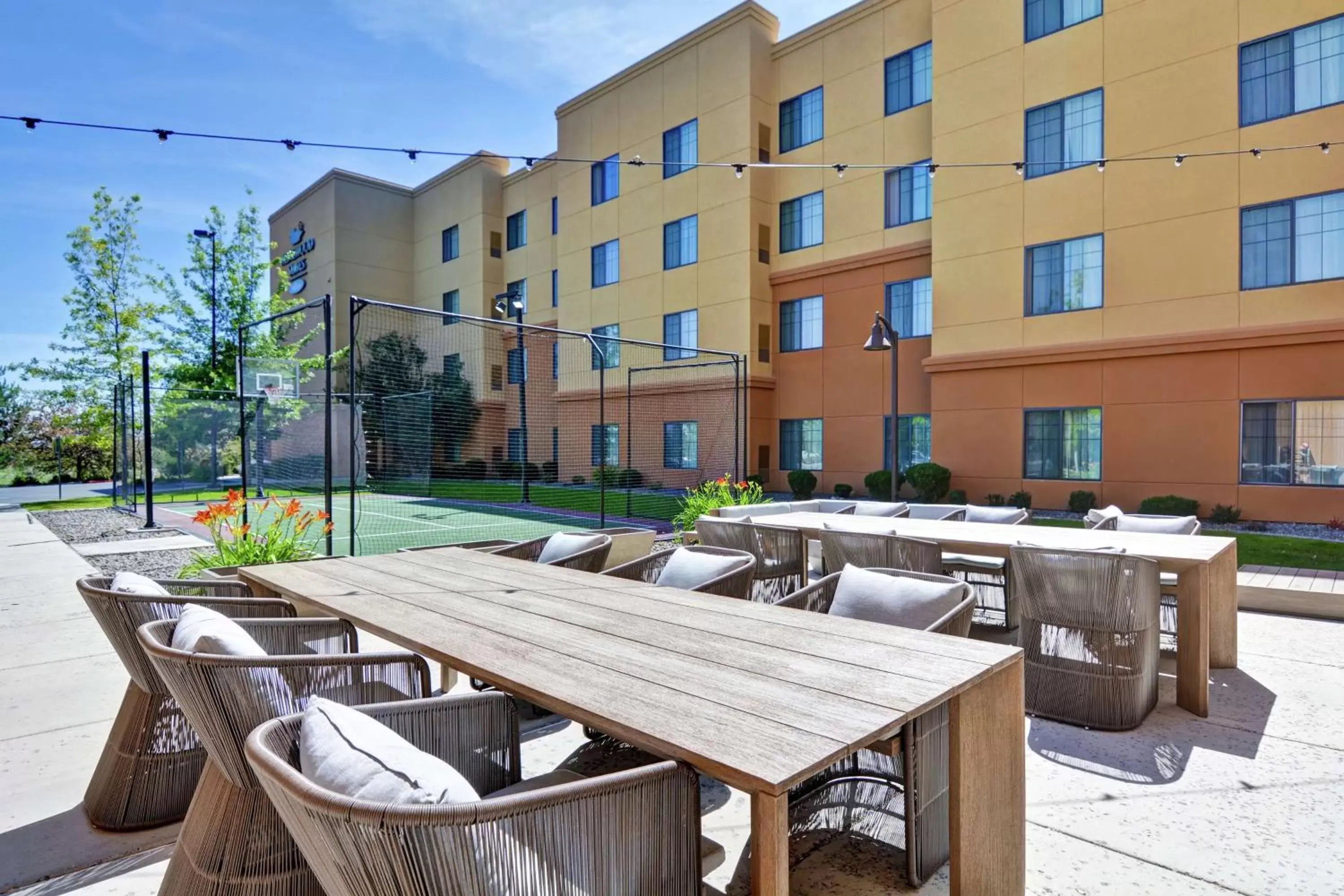 Patio in Homewood Suites by Hilton Reno