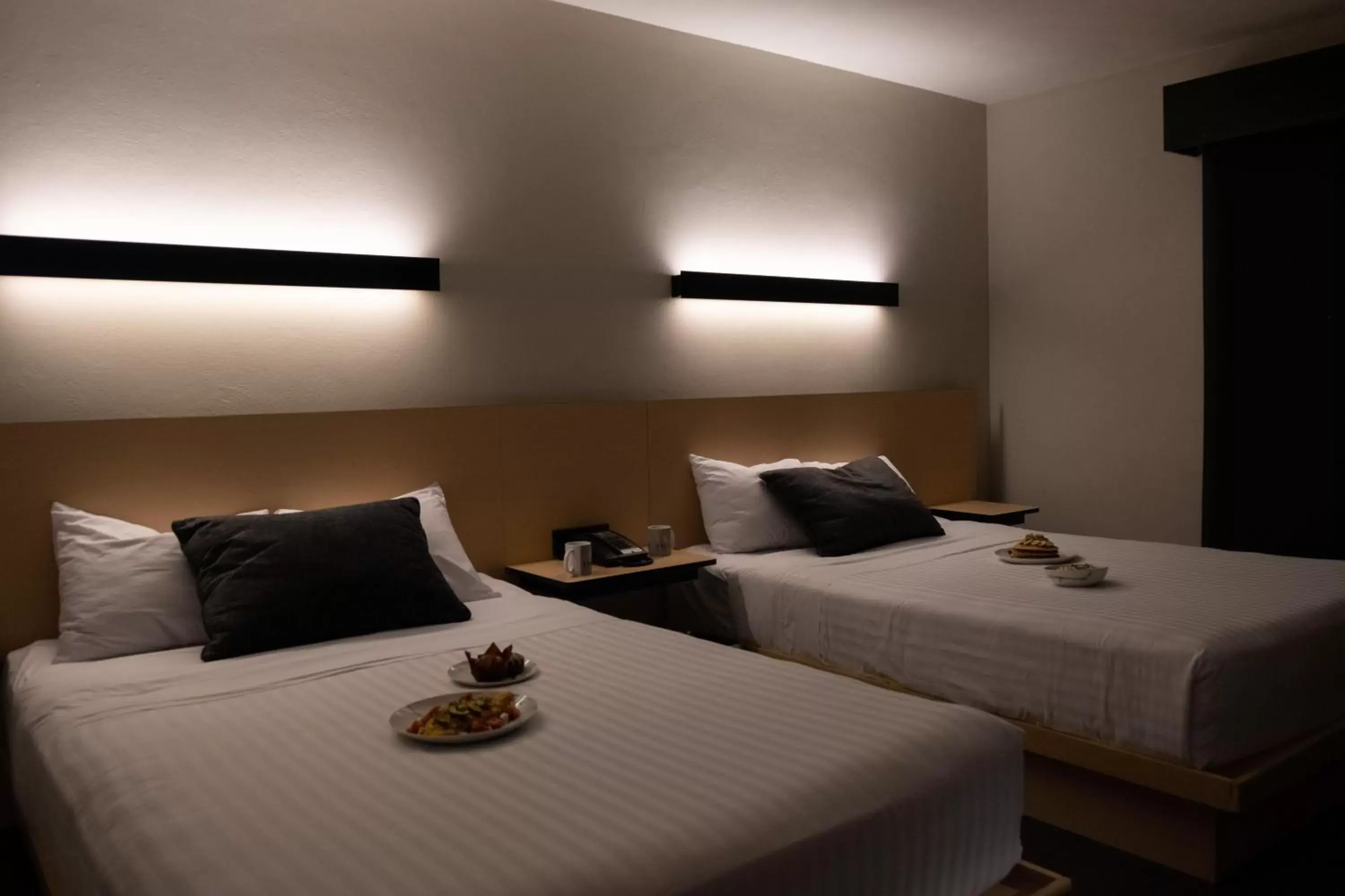 Bed in BV Hotel Atlixco