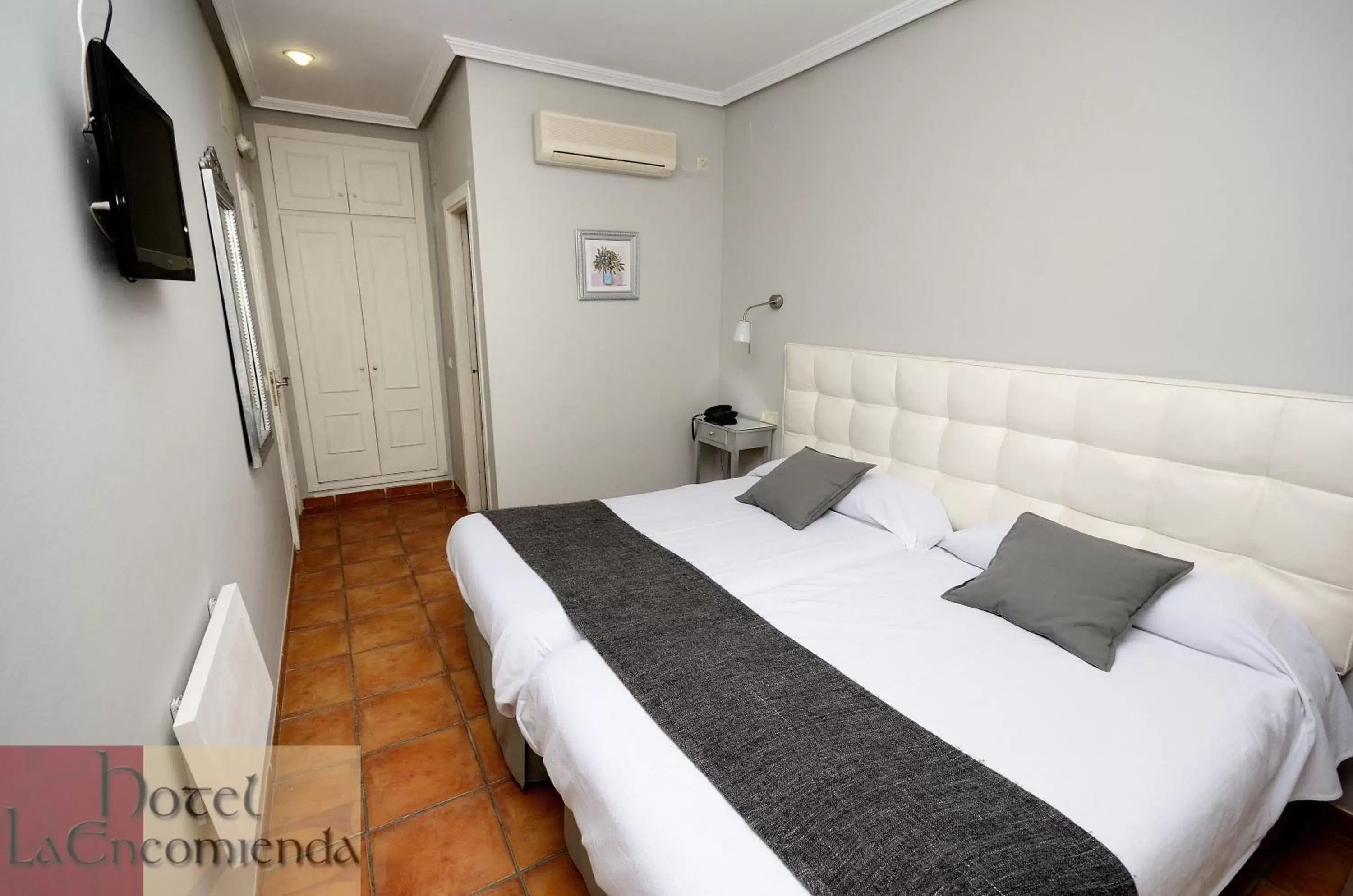 Bed in Hotel La Encomienda