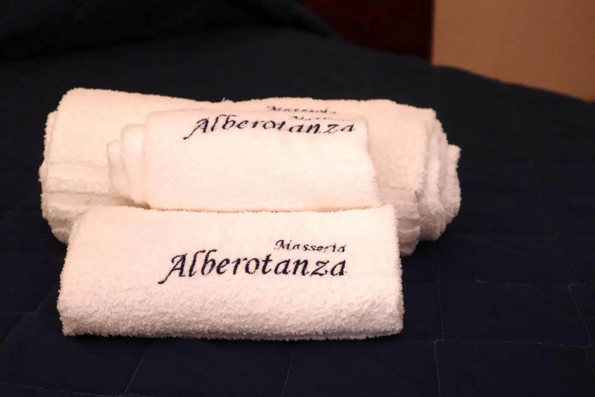 towels, Property Logo/Sign in Agriturismo Masseria Alberotanza