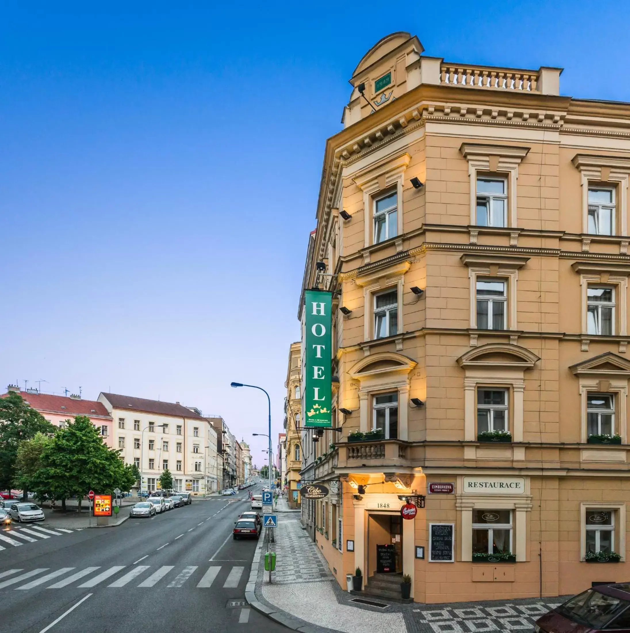 Property building in Three Crowns Hotel