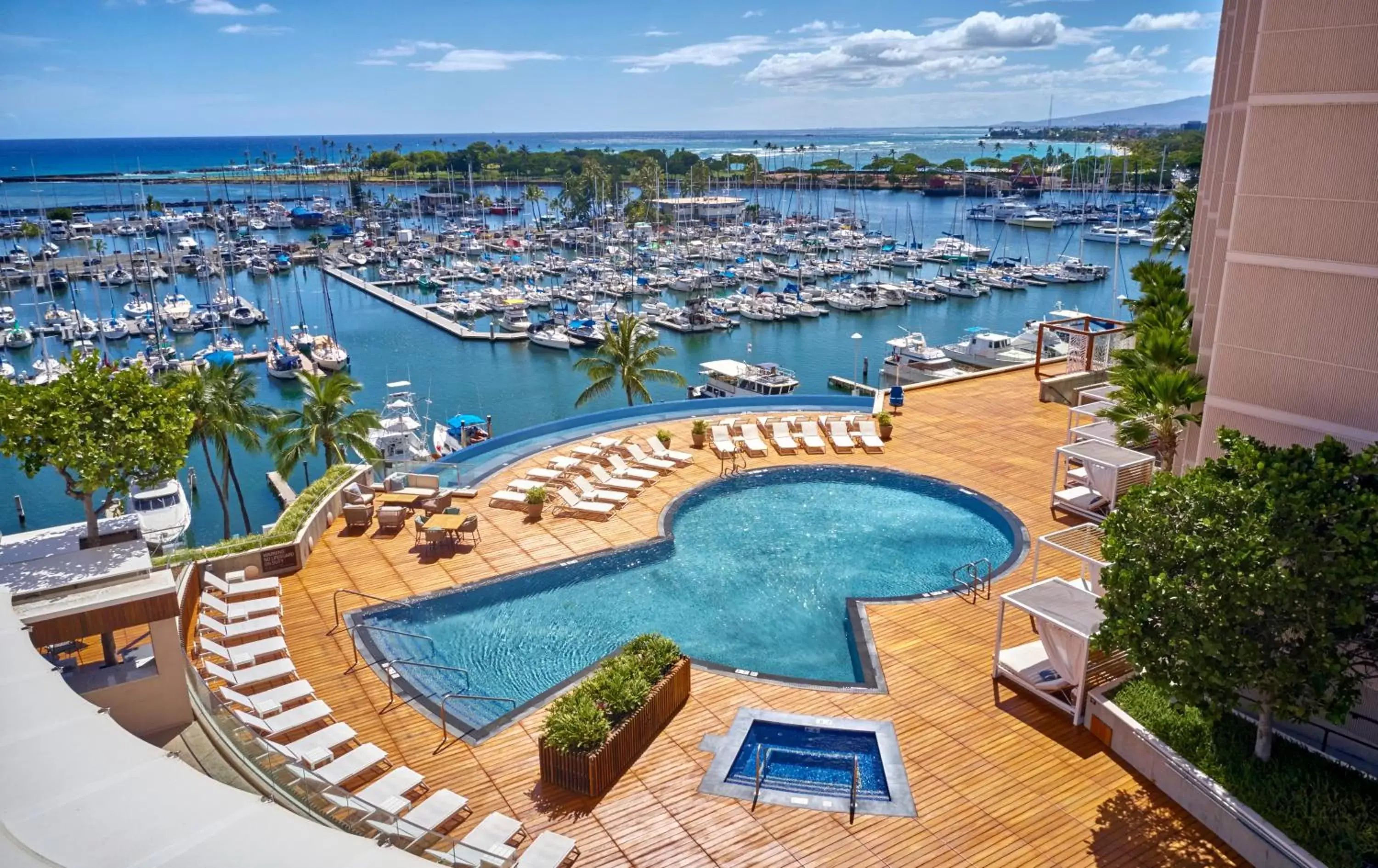 Pool View in Prince Waikiki