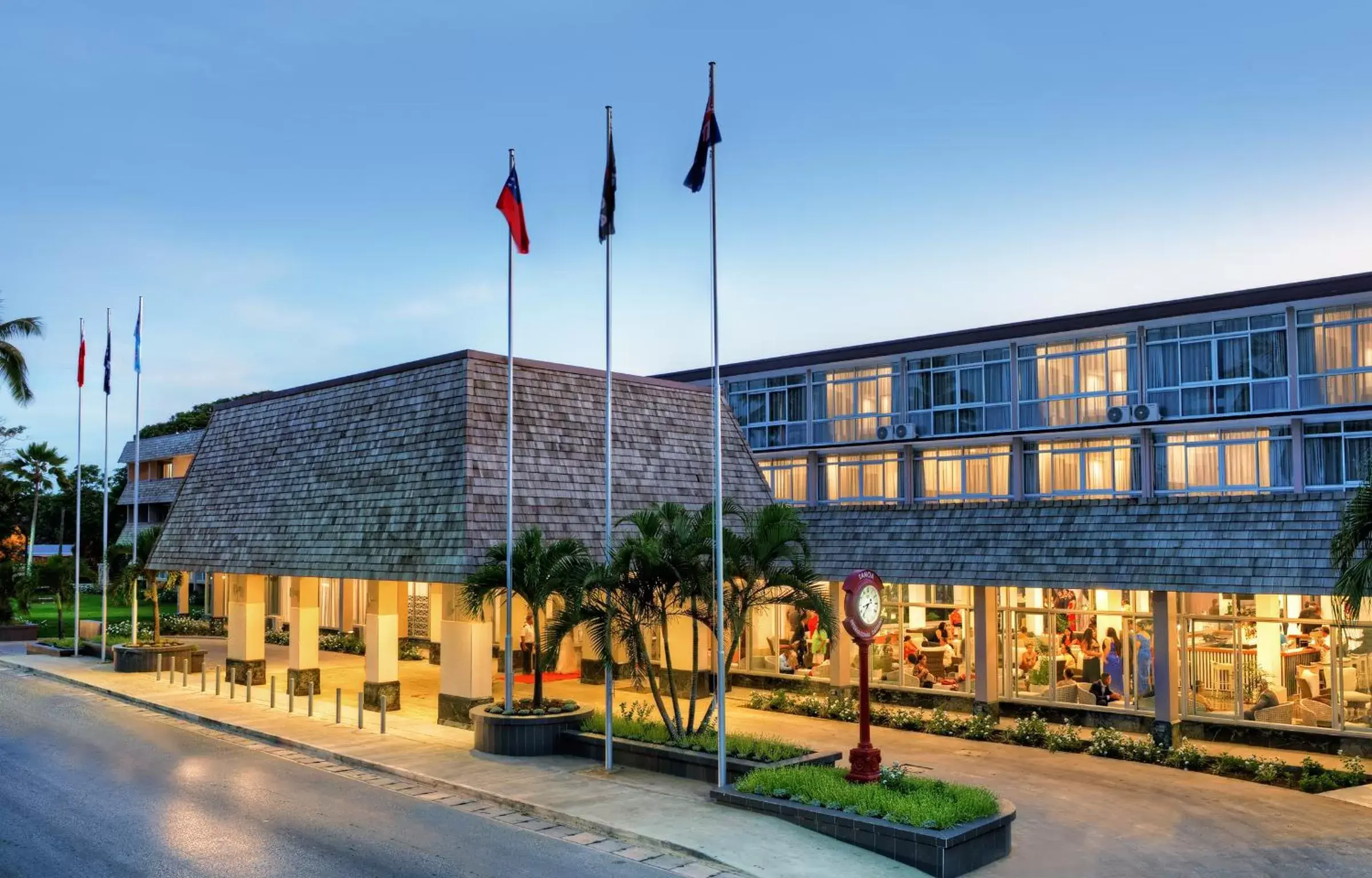 Facade/entrance, Property Building in Tanoa International Dateline Hotel