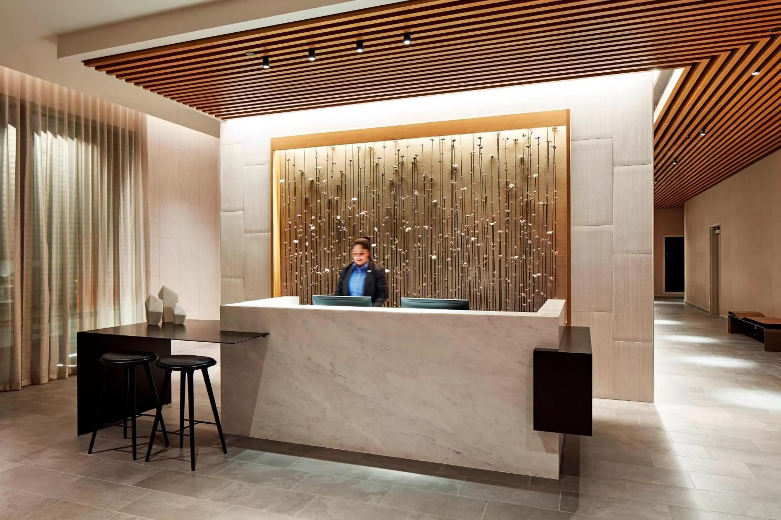 Lobby or reception in AC Hotel by Marriott Sunnyvale Cupertino