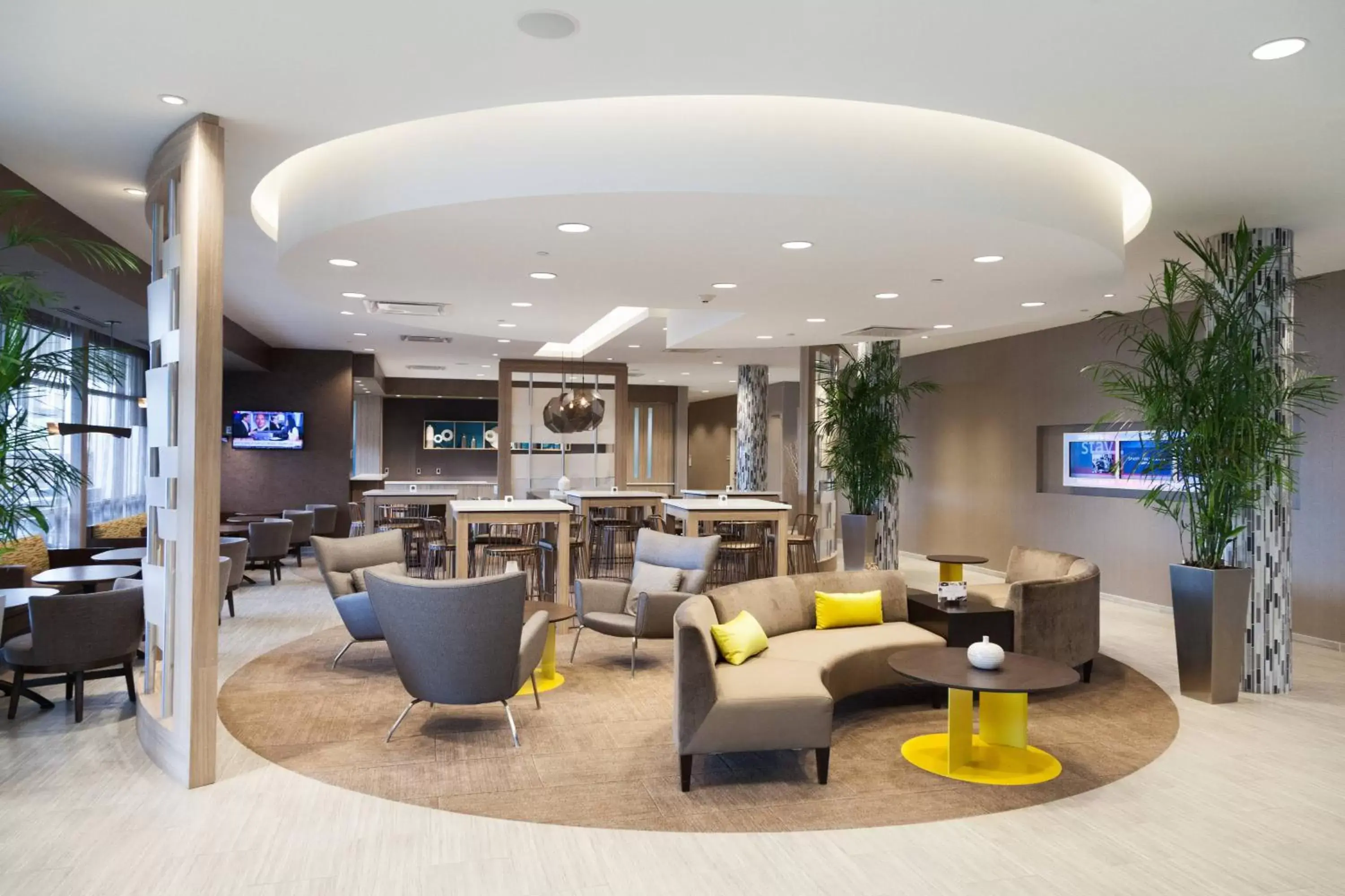 Lobby or reception, Lounge/Bar in SpringHill Suites by Marriott Somerset Franklin Township