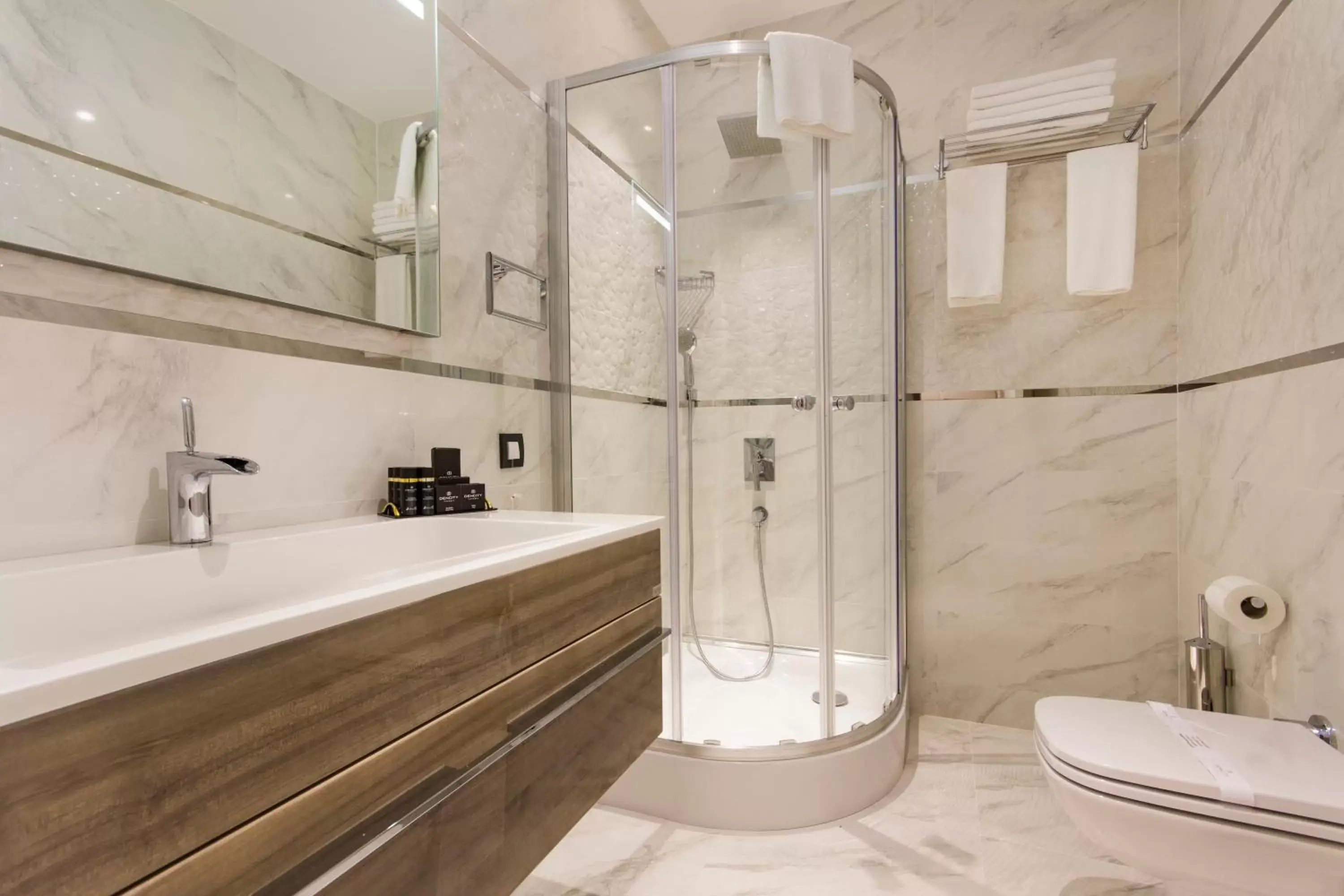Shower, Bathroom in Dencity Hotels & Spa