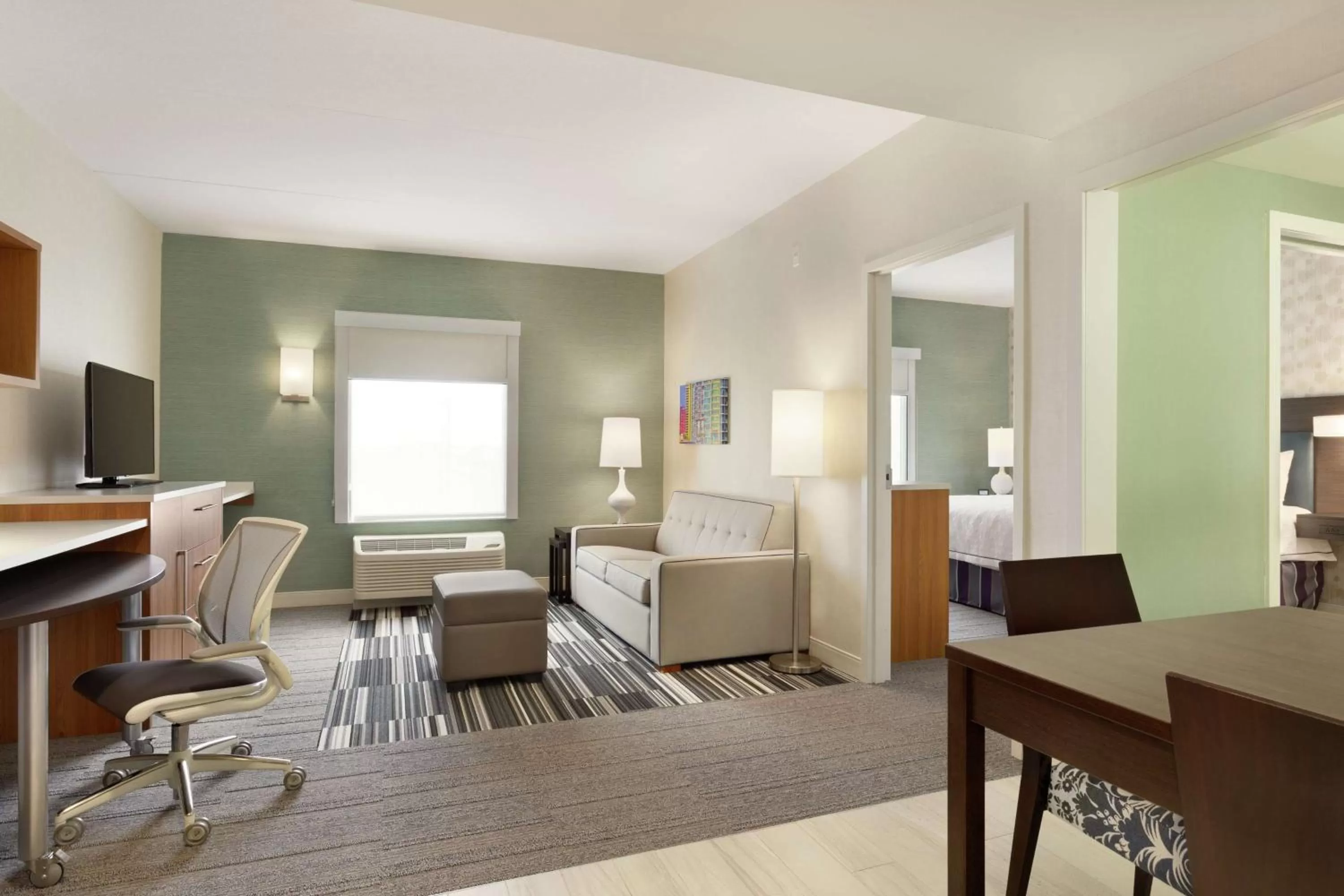 Bedroom in Home2 Suites by Hilton Milton Ontario