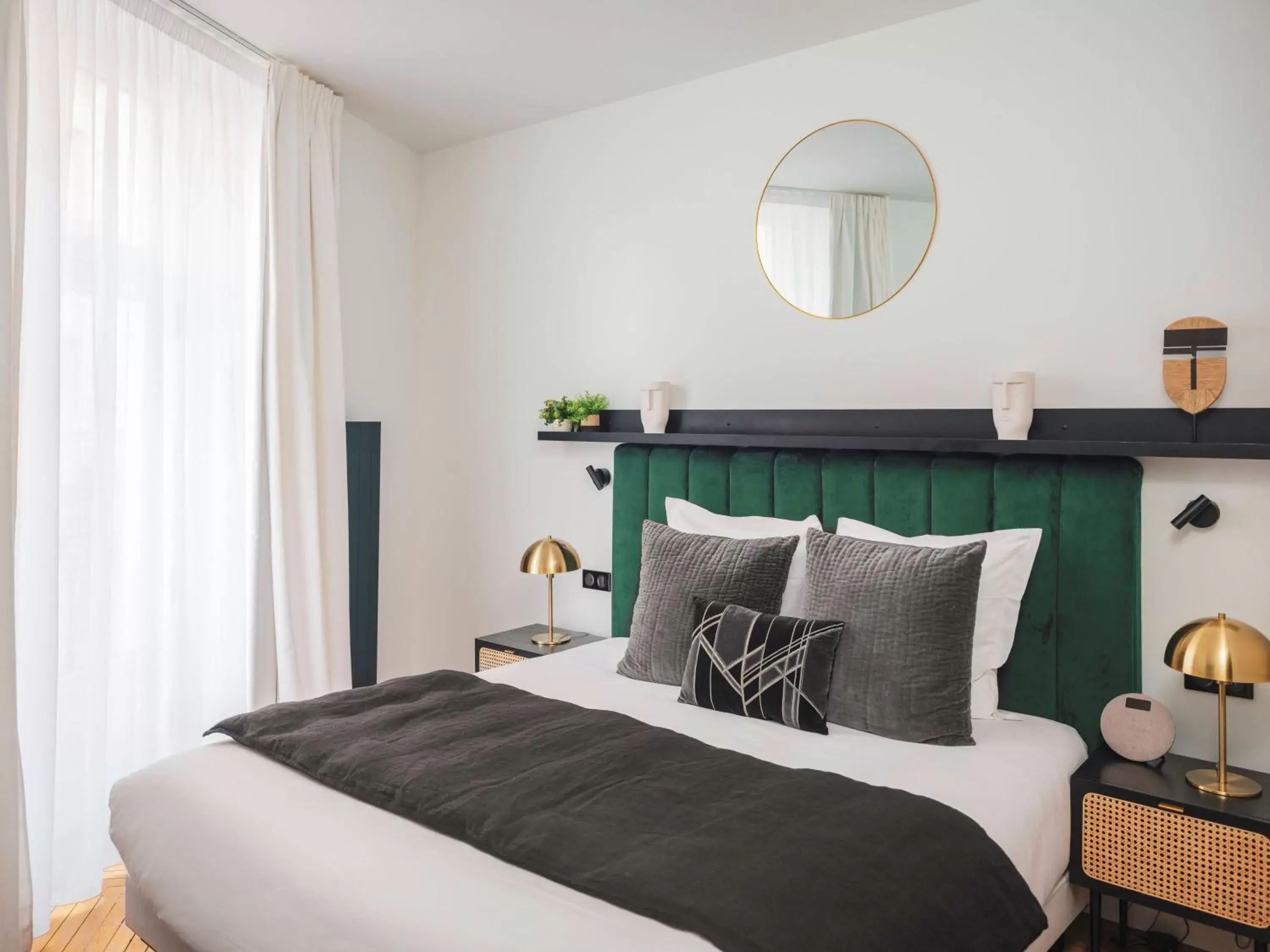 Bedroom, Bed in Maisons du Monde Hotel & Suites - Nantes