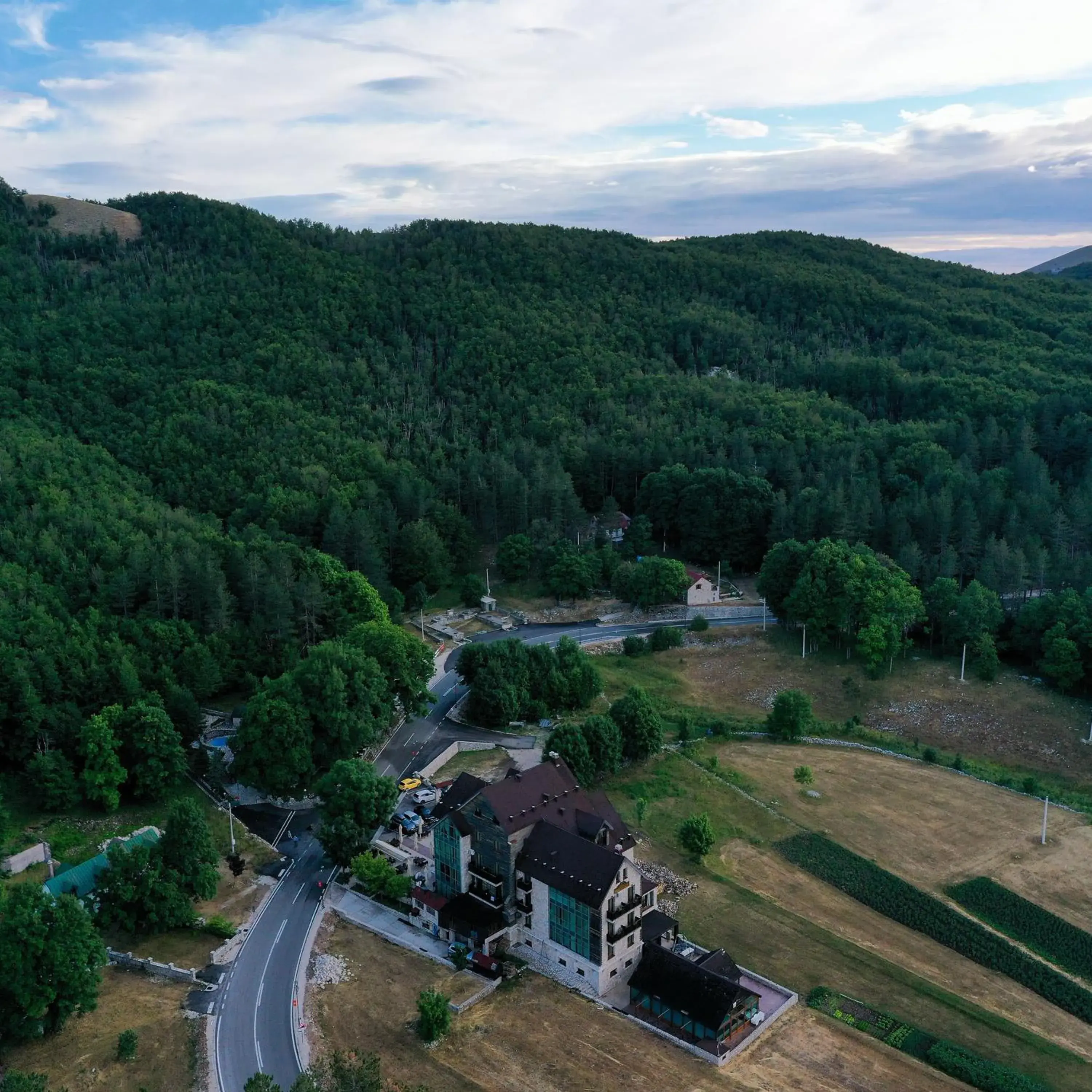Property building, Bird's-eye View in Hotel Monte Rosa