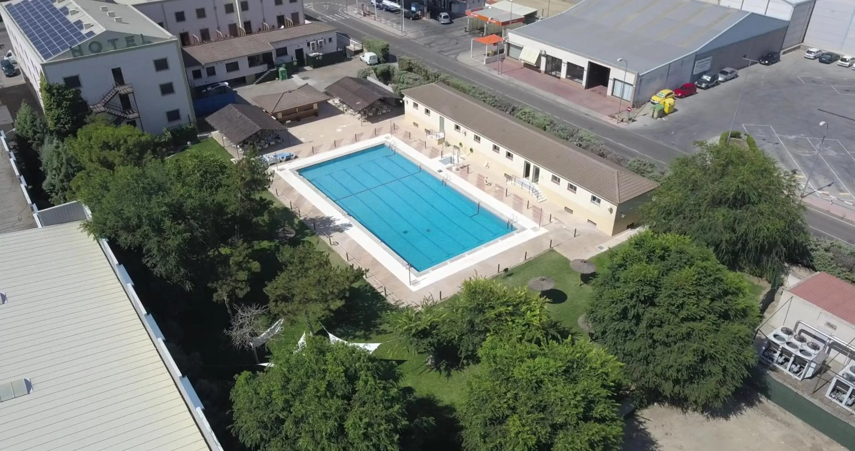 Property building, Bird's-eye View in Hospedium Hotel Castilla