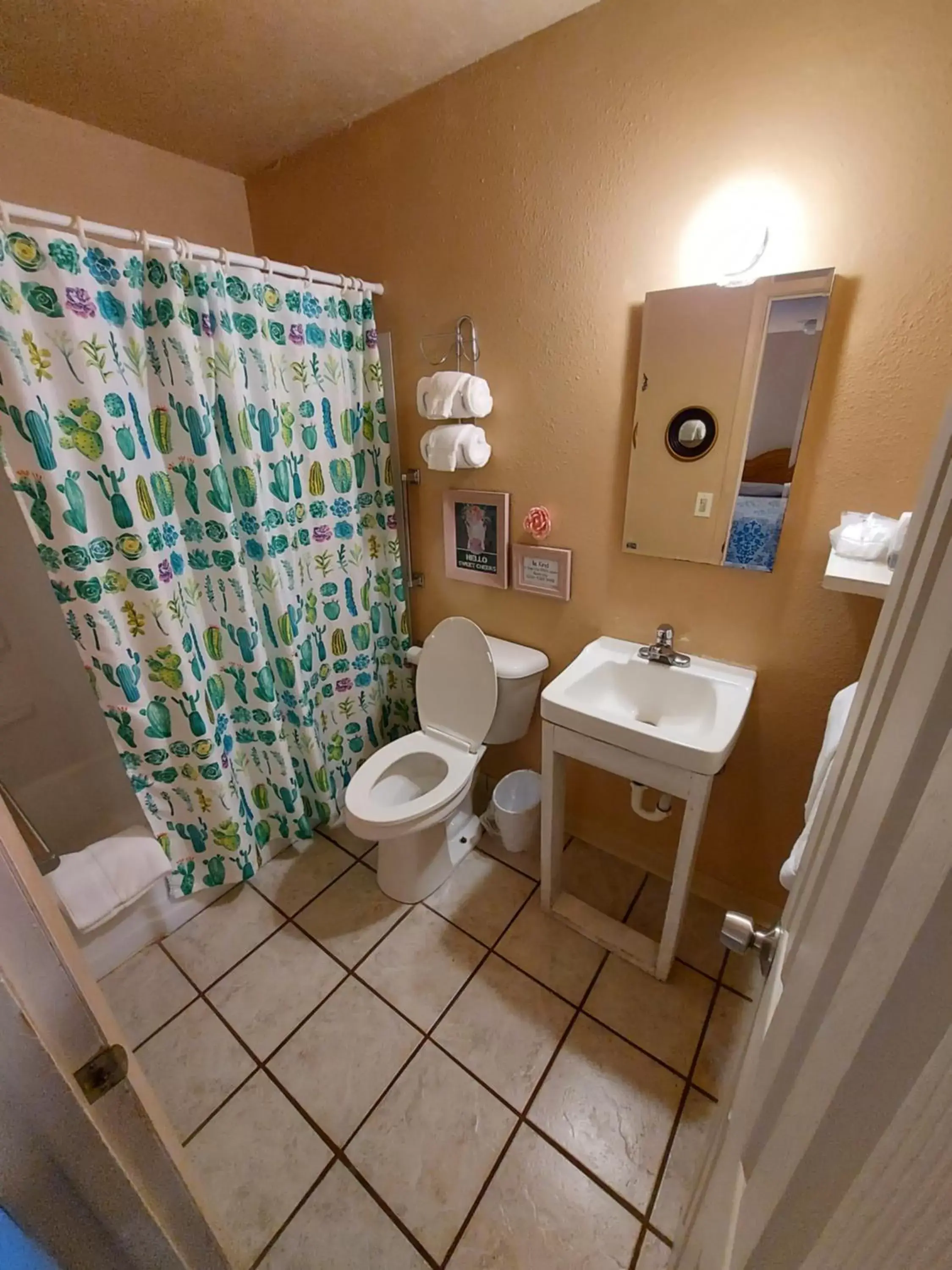 Shower, Bathroom in Cactus Inn