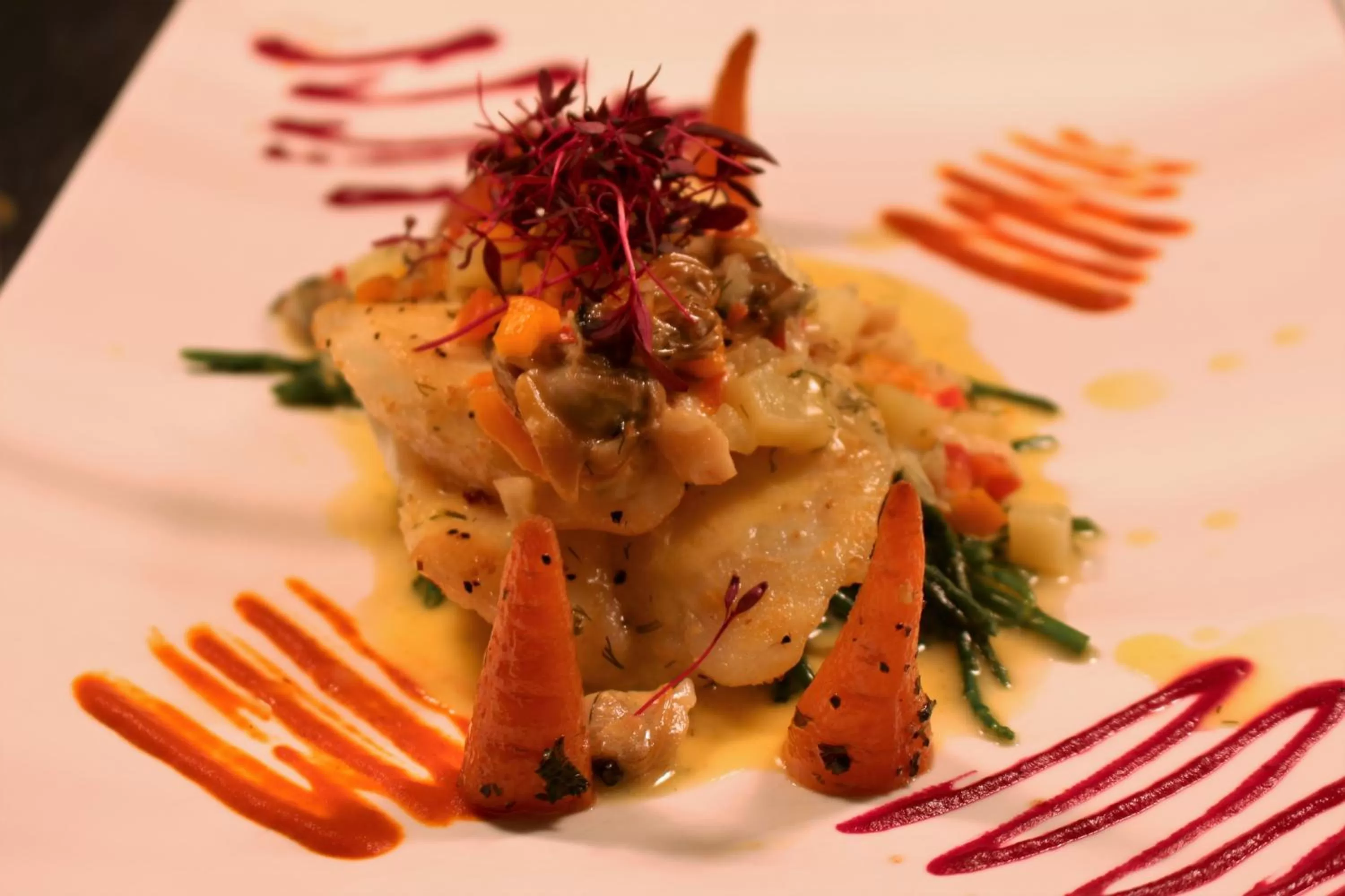 Food close-up in The Gower Hotel