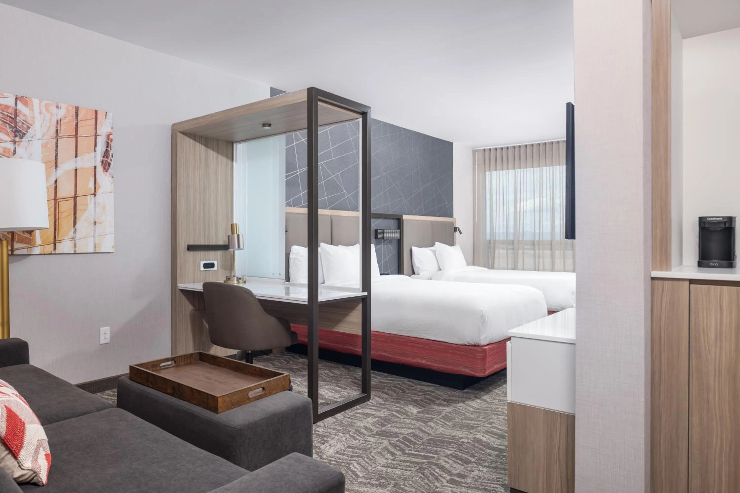 Bedroom, Bed in SpringHill Suites by Marriott Tucson at The Bridges
