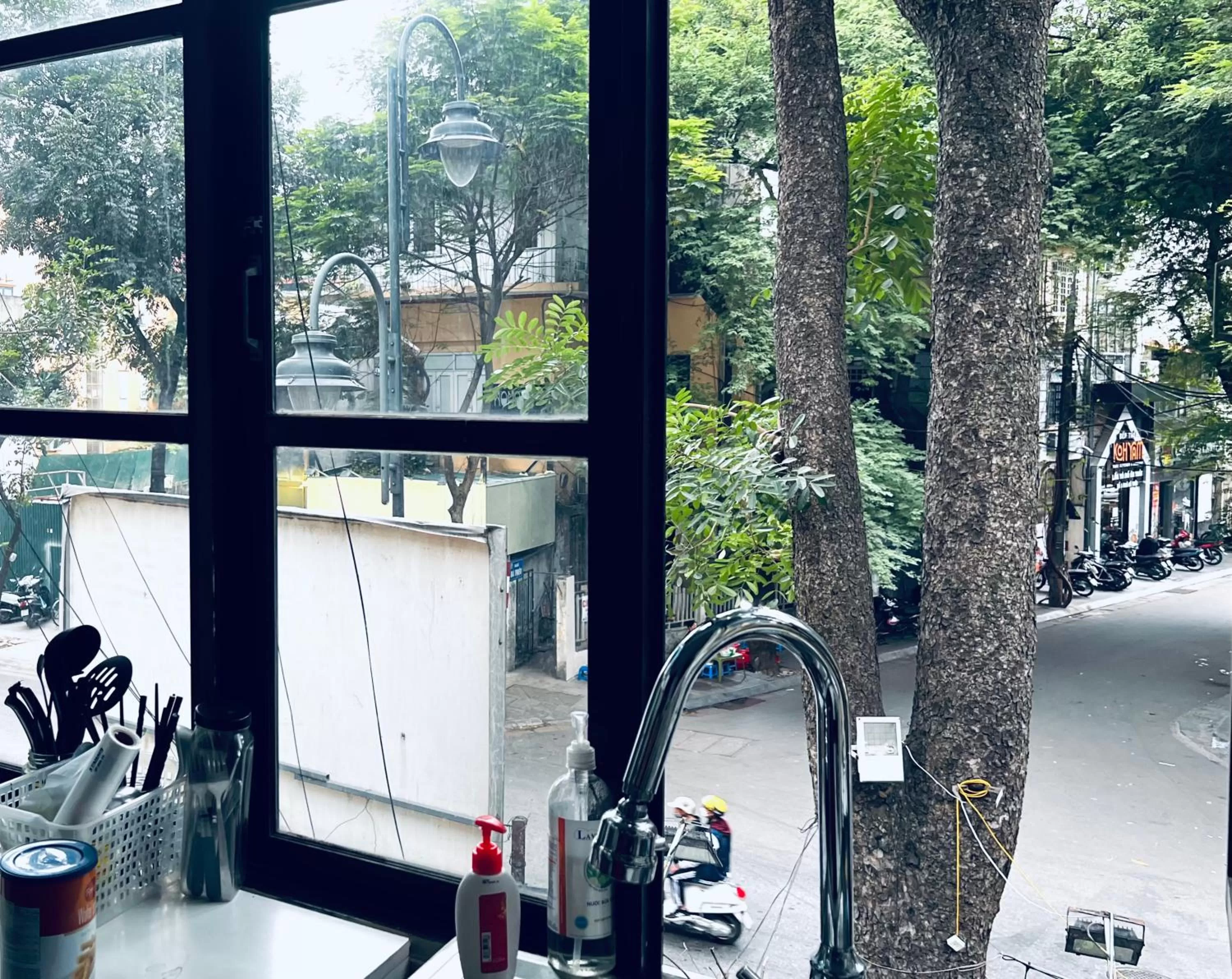 Dining area in The First Ba Trieu