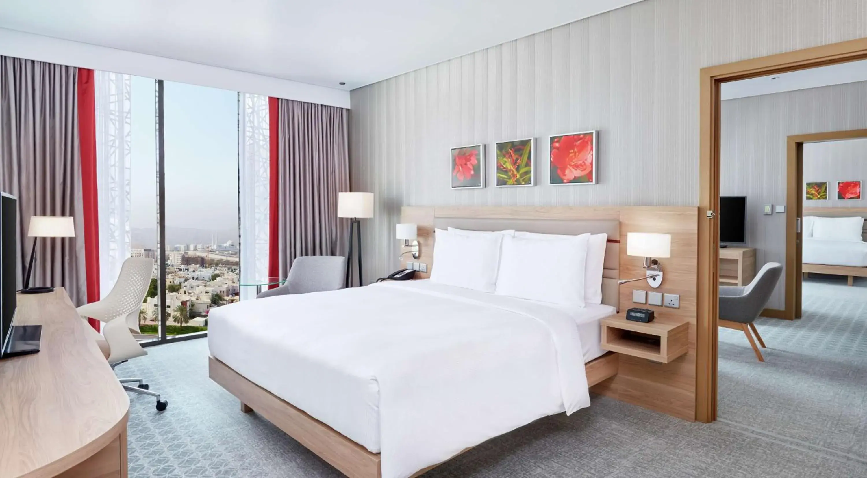 Bedroom, Bed in Hilton Garden Inn Muscat Al Khuwair
