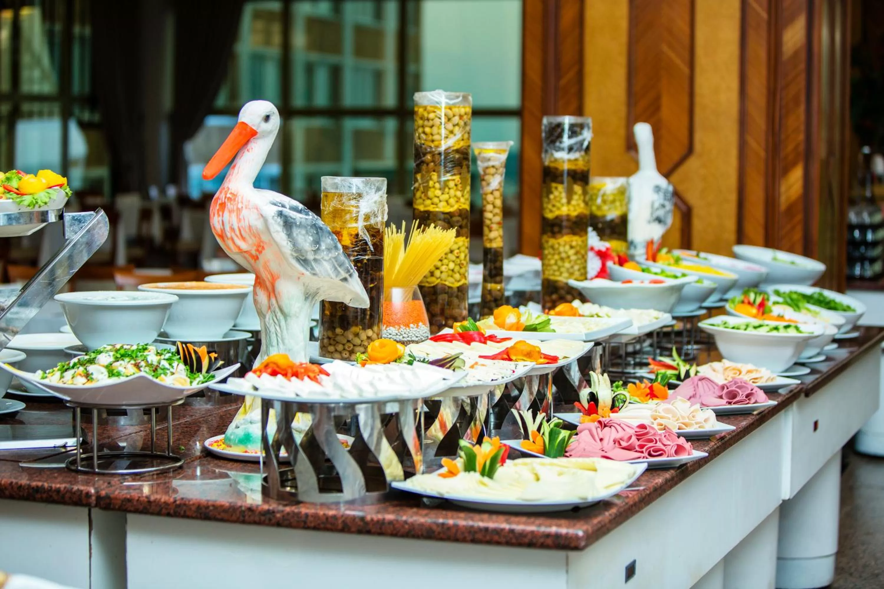 Buffet breakfast in Kumburgaz Marin Princess Hotel