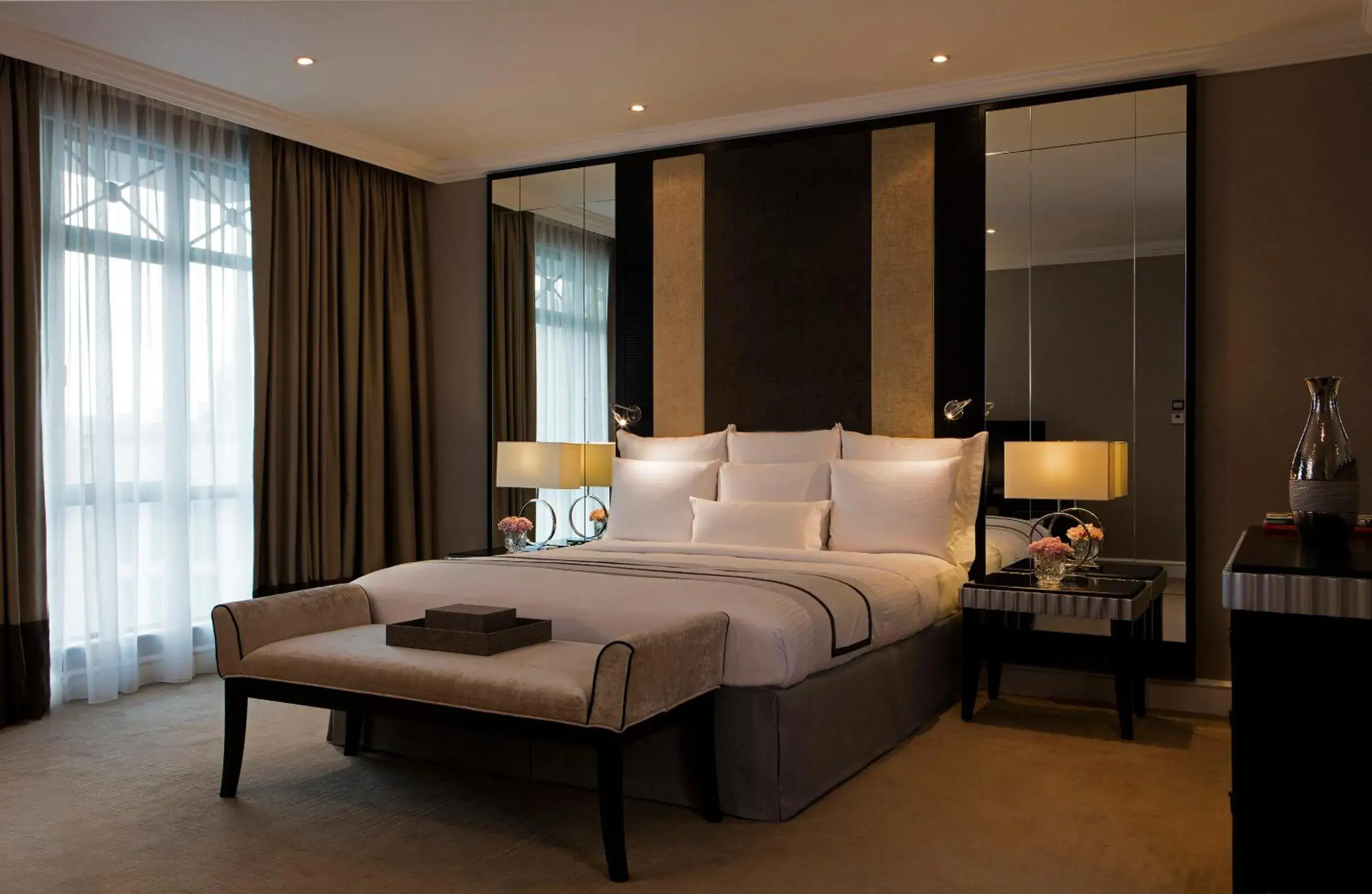 Bed in The Ritz-Carlton, Kuala Lumpur