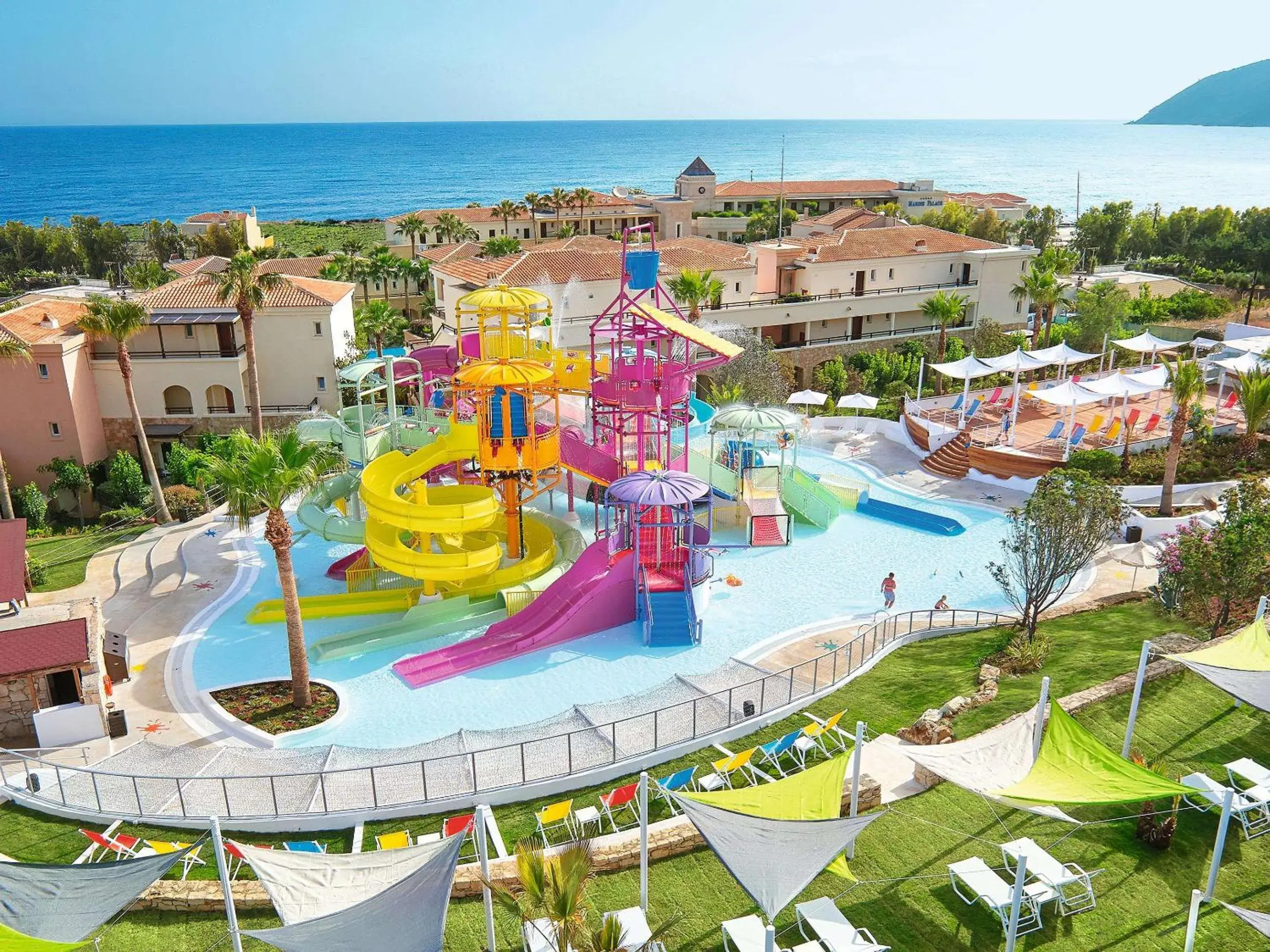 Fitness centre/facilities, Water Park in Grecotel Marine Palace & Aqua Park