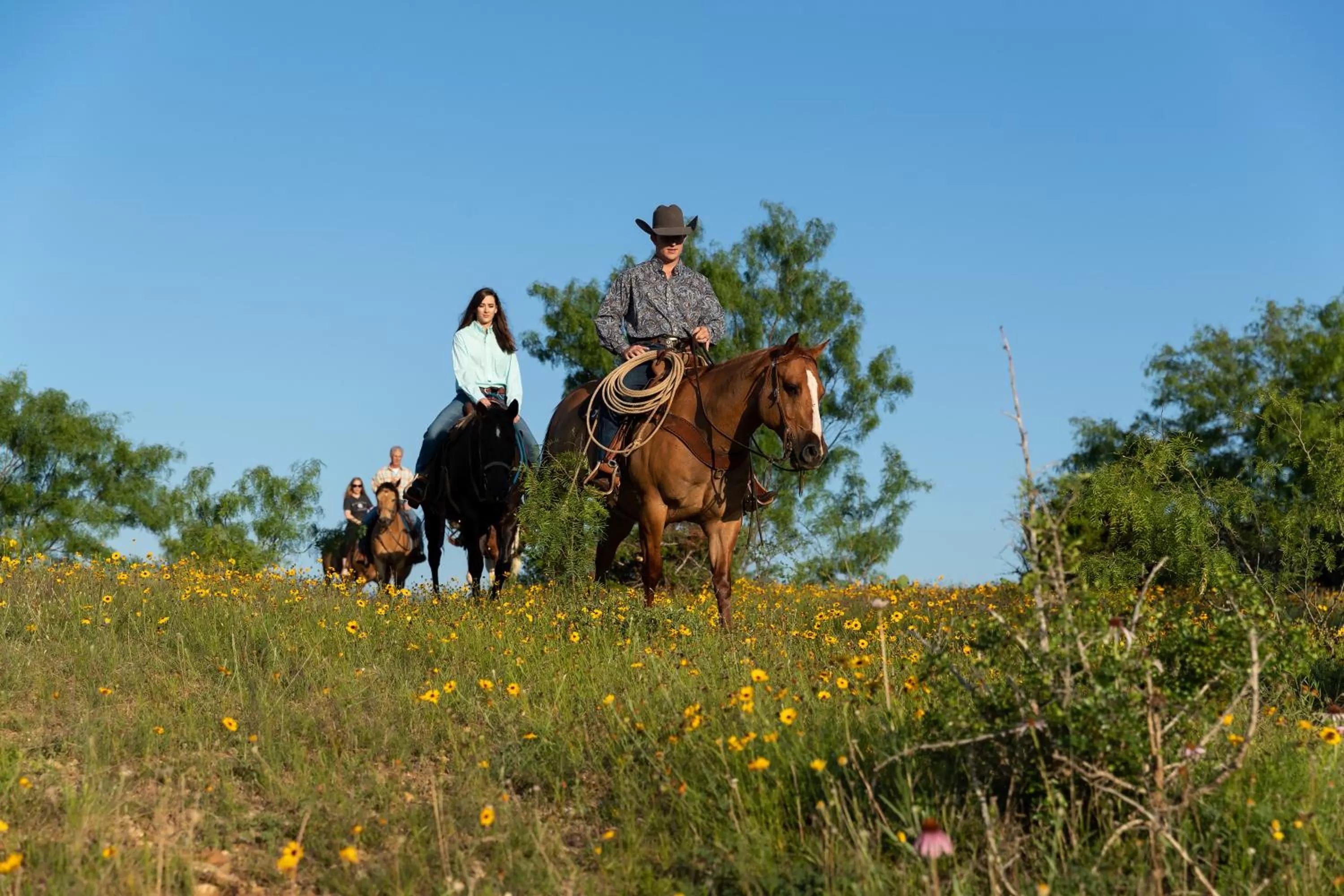 People, Horseback Riding in Wildcatter Ranch and Resort