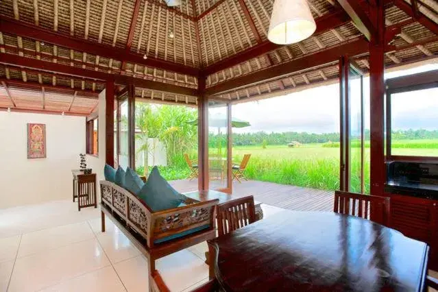 Natural landscape, Seating Area in Bali Harmony Villa
