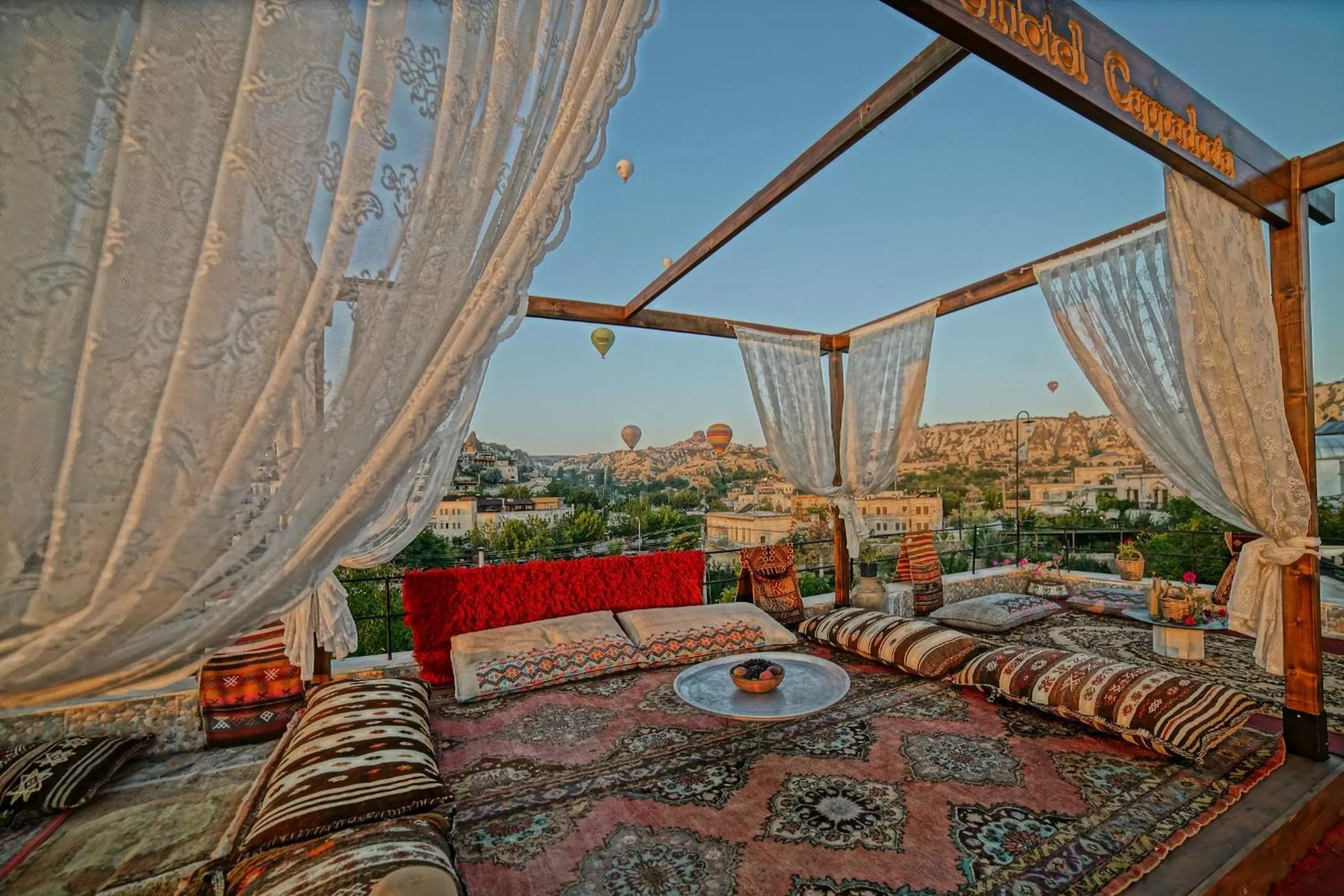 Patio in Lucky Cave Hotel Cappadocia