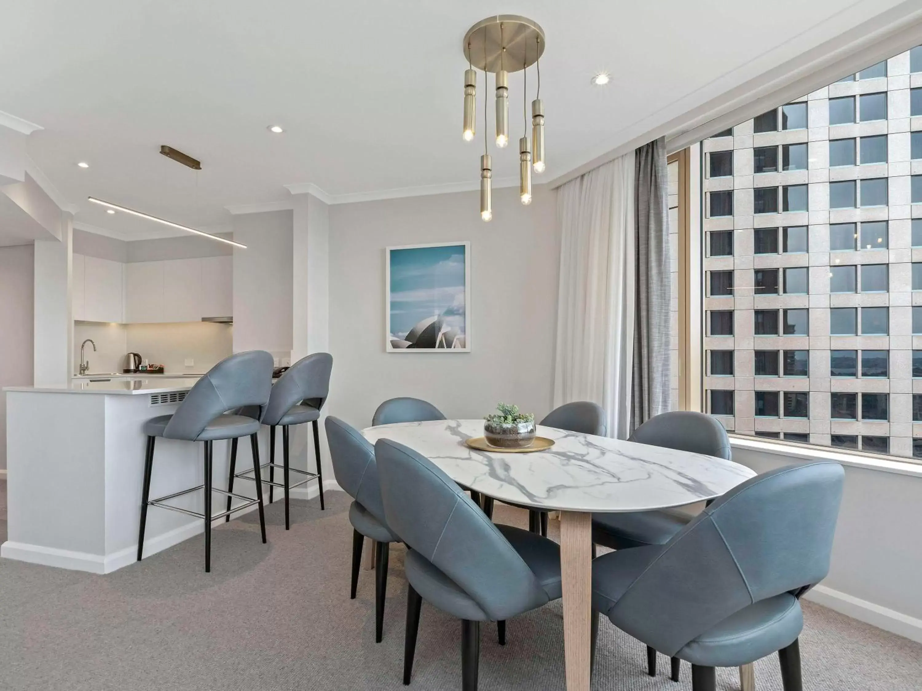 Bedroom, Dining Area in The Sebel Quay West Suites Sydney