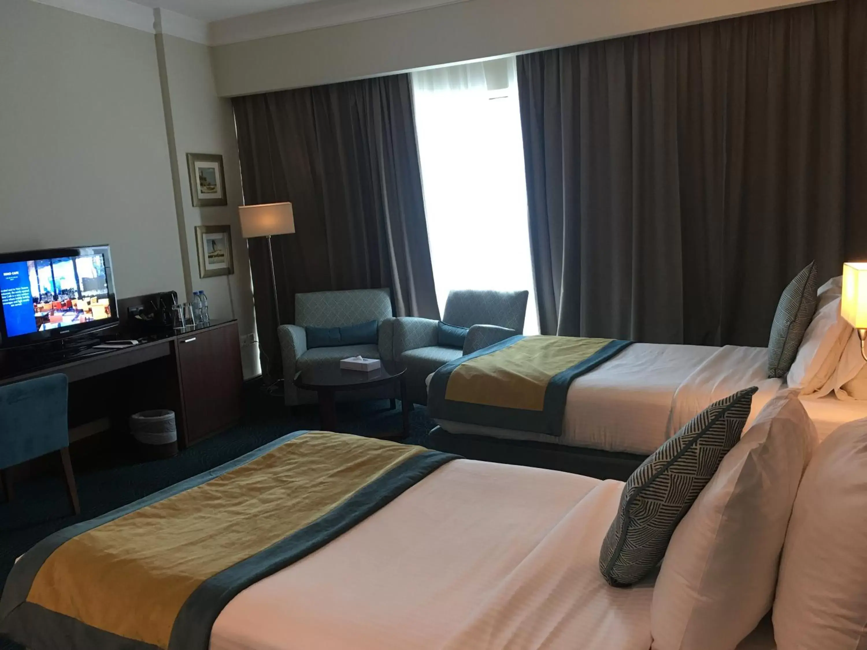 Bed in City Seasons Hotel Dubai