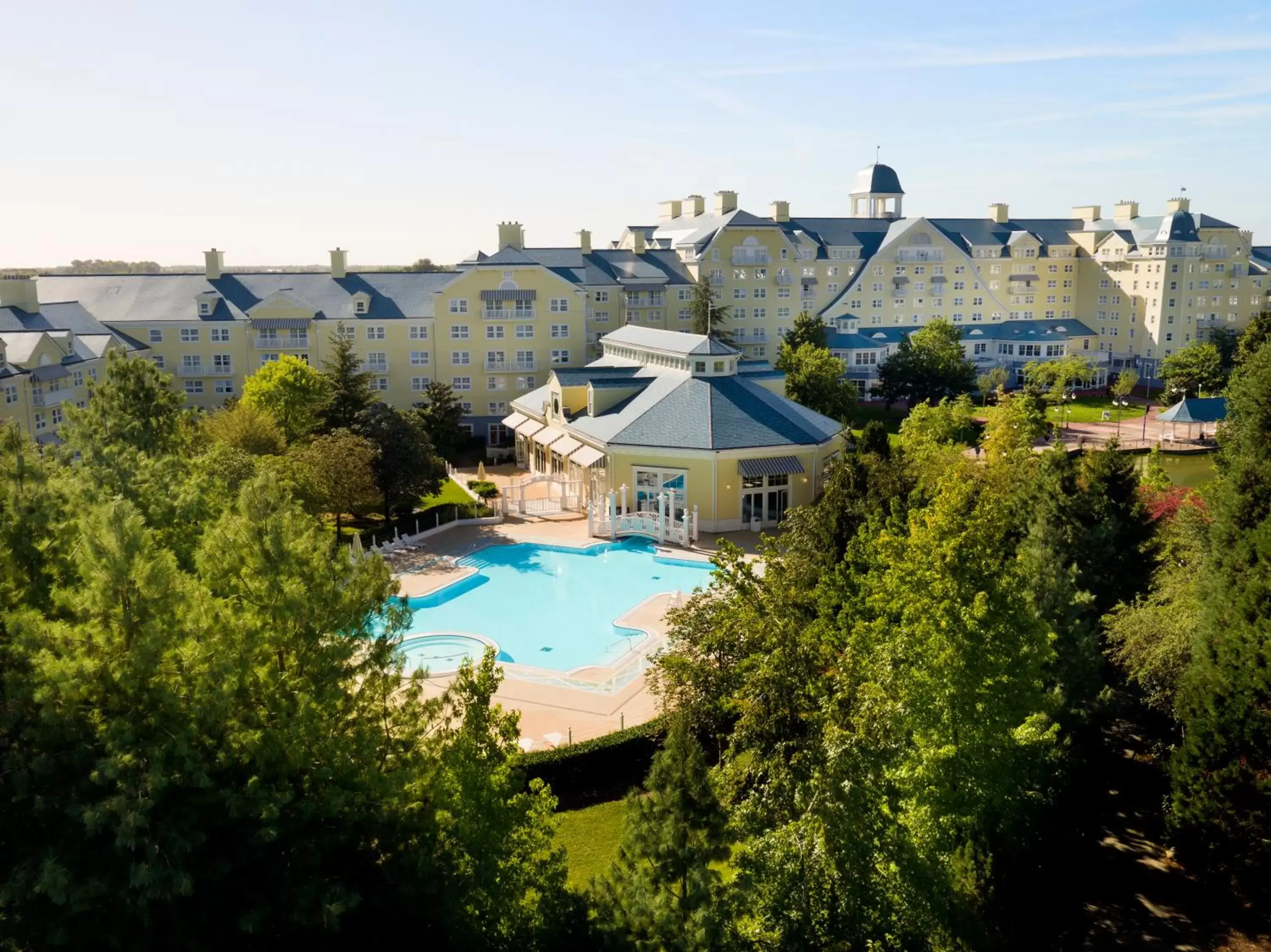 Bird's eye view in Disney Newport Bay Club