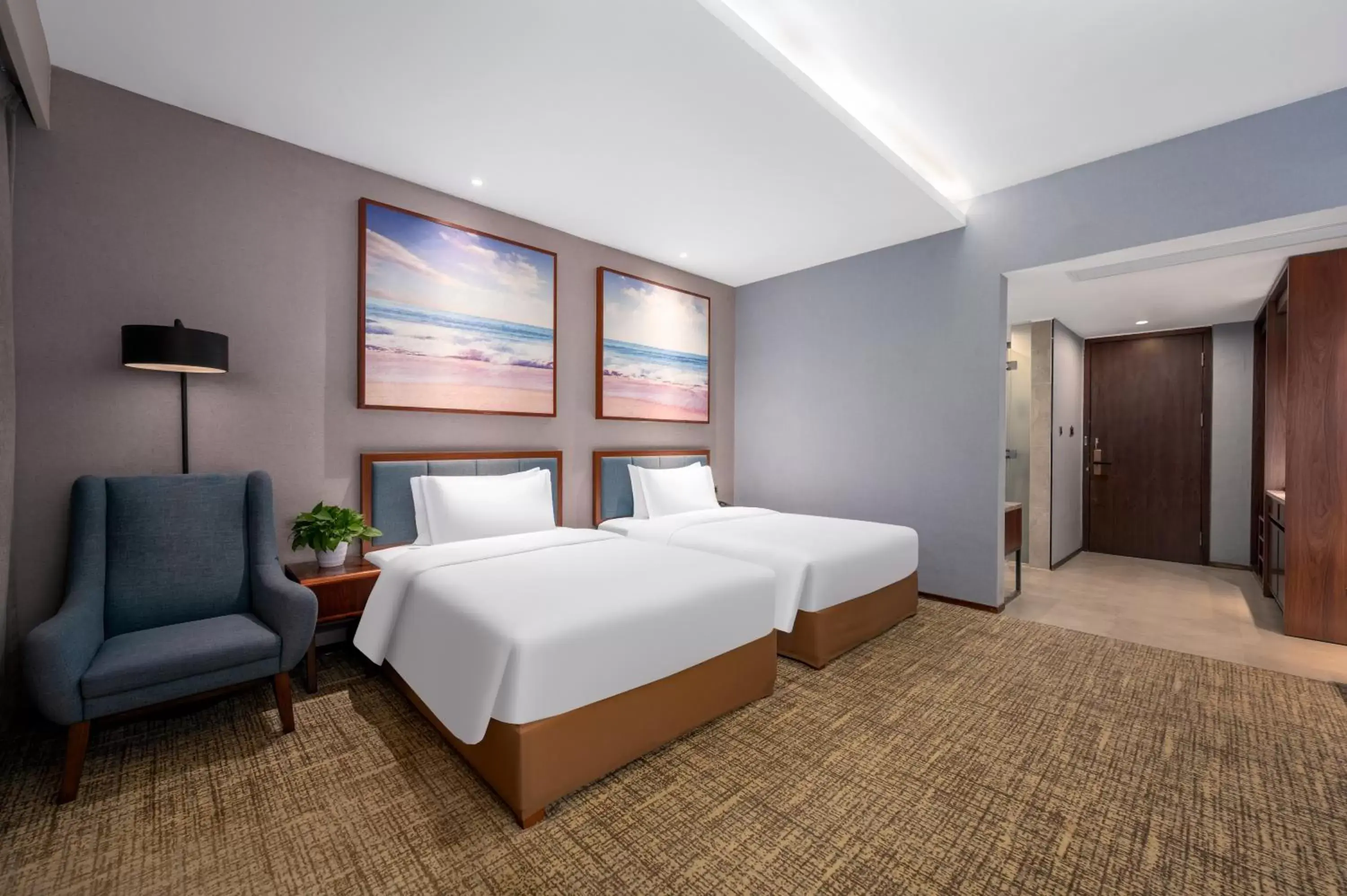 Bedroom, Bed in Ausotel Smart Baiyun International Airport T2-Free 24-hour airport pick-up Bedroom, Bed in Ausotel Smart Baiyun International Airport T2-Free 24-hour airport pick-up