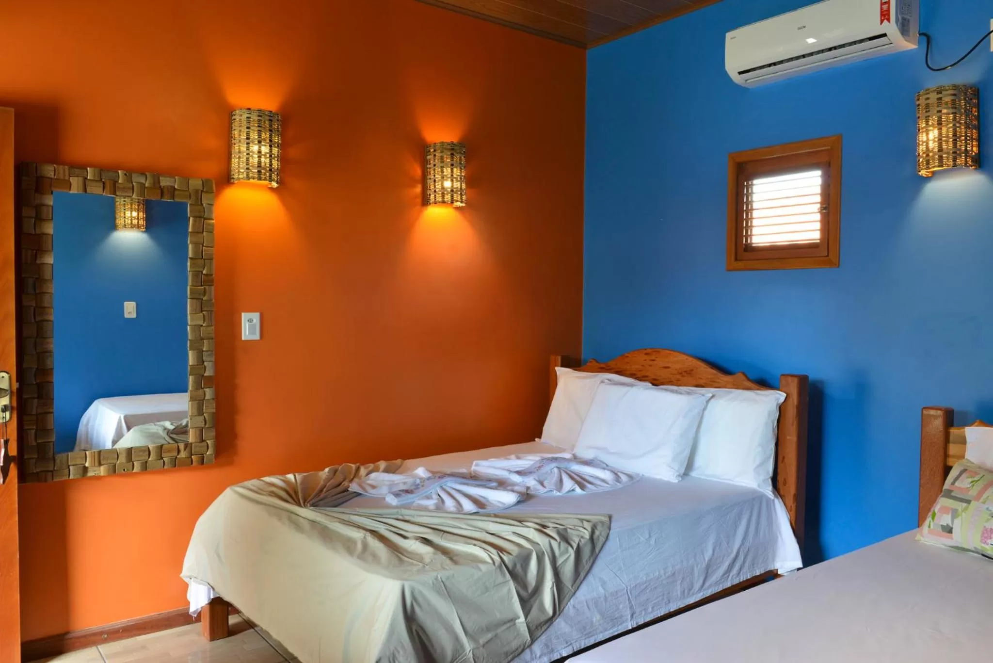 Bed in Pousada vila de pescador