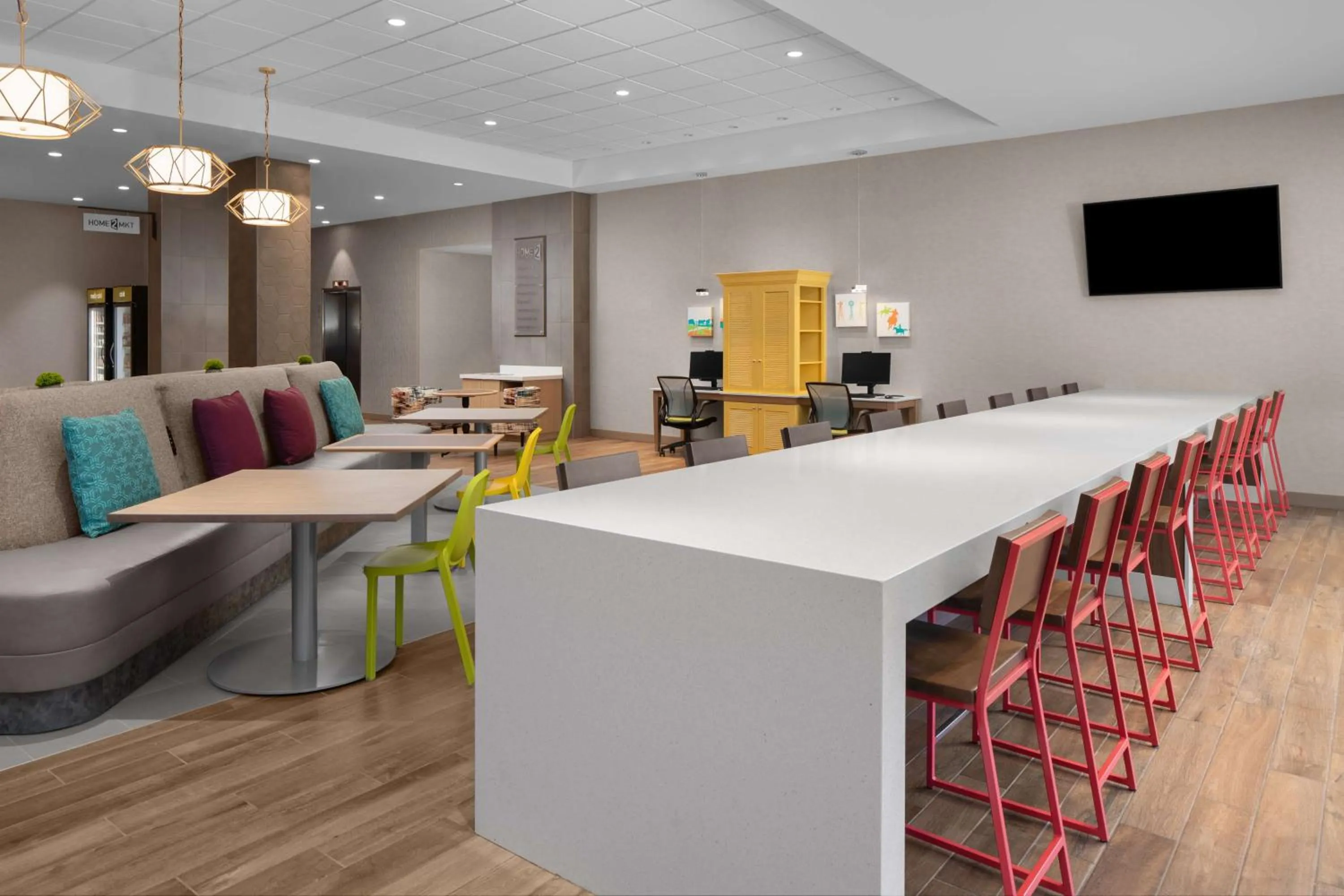 Lobby or reception in Home2 Suites By Hilton Hobbs